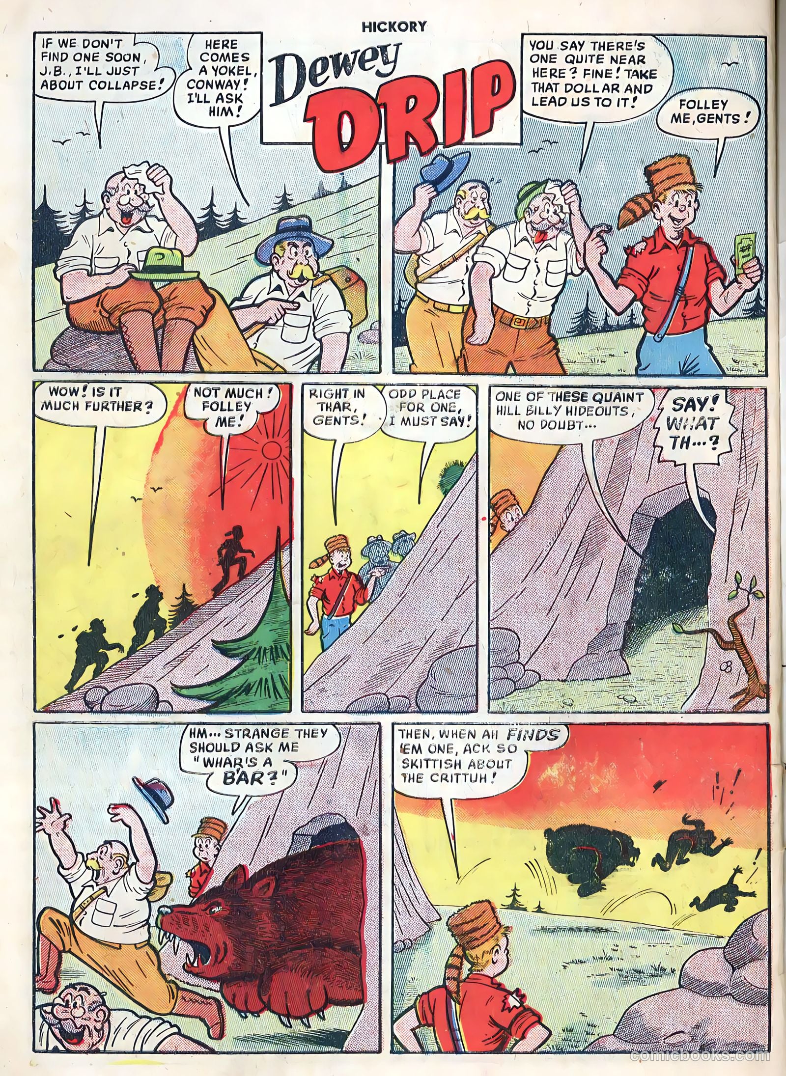 Hickory #1 (1949) — page 34 of 36