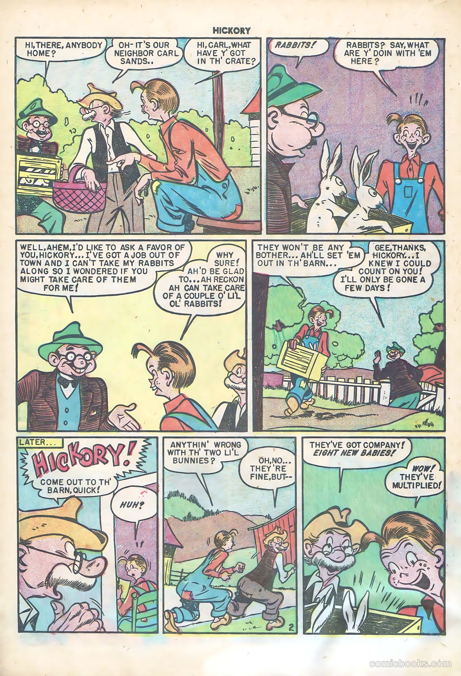 Hickory #3 (1950) — page 28 of 36