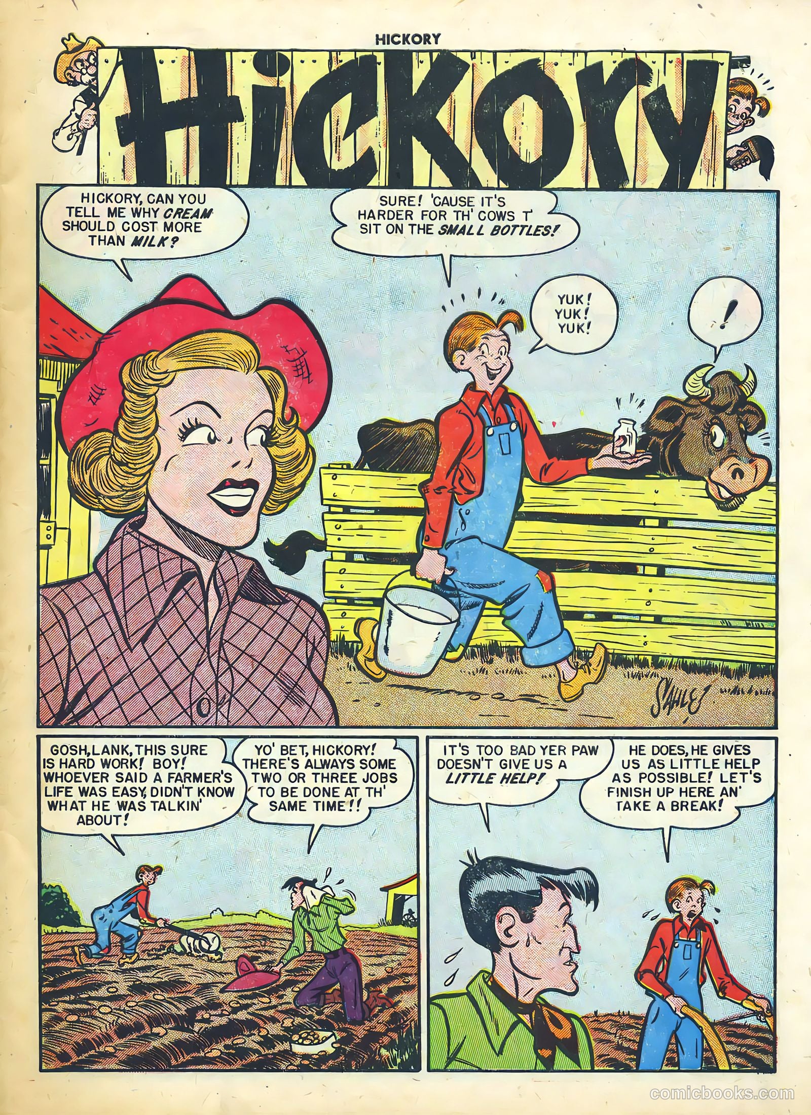 Hickory #4 (1950) — page 3 of 36