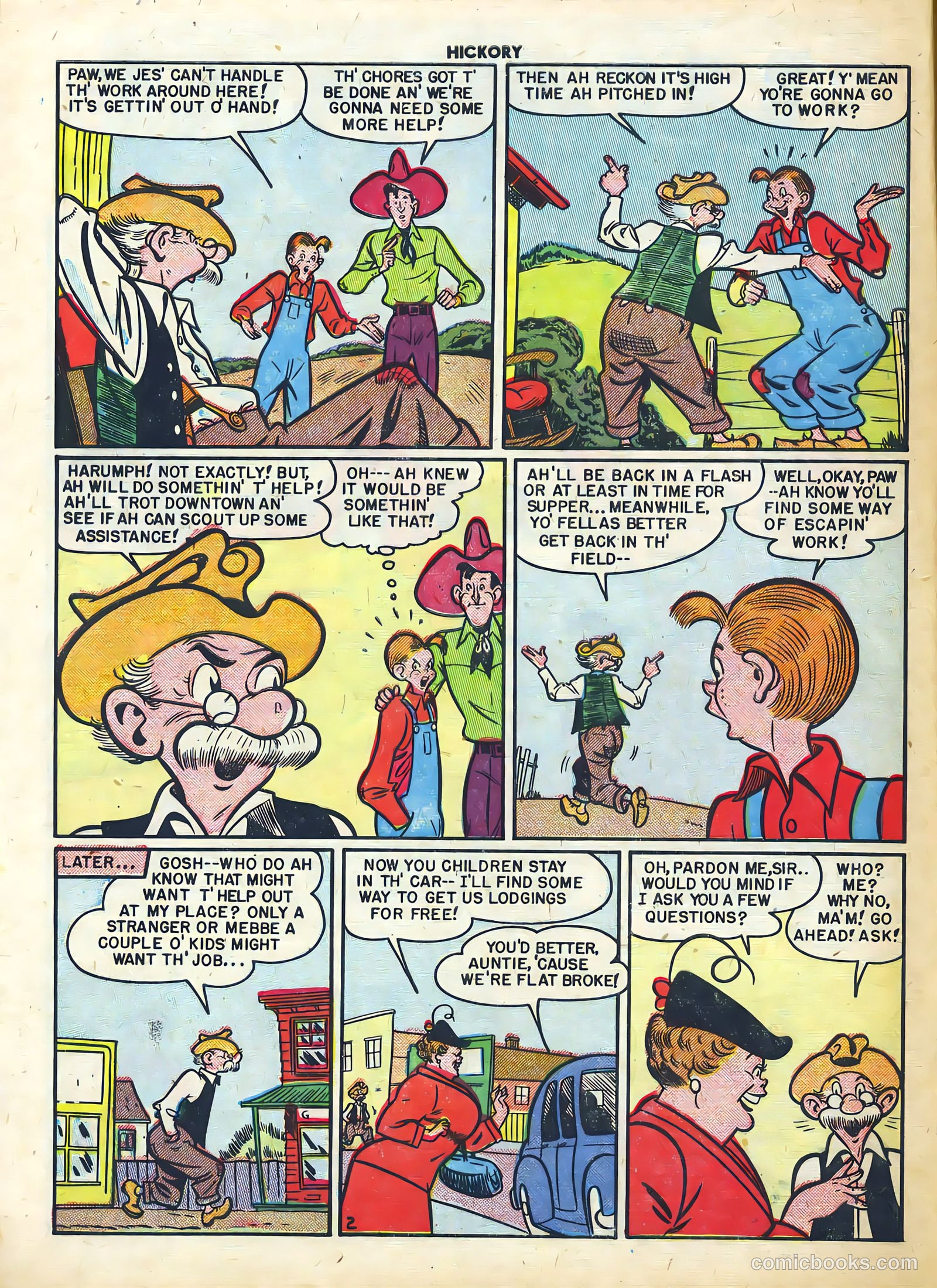 Hickory #4 (1950) — page 4 of 36