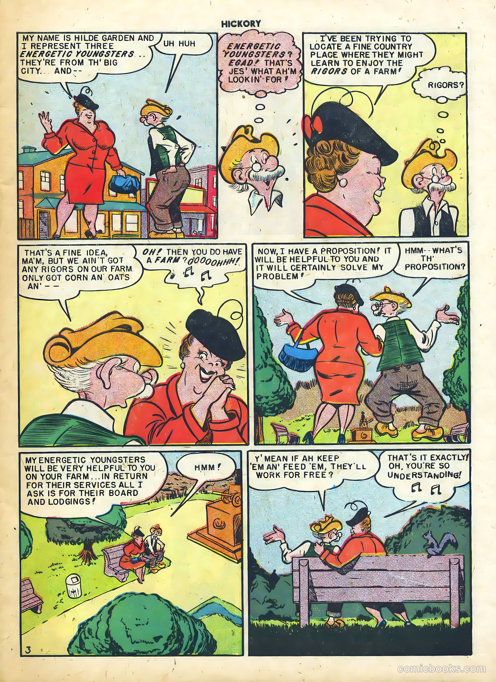 Hickory #4 (1950) — page 5 of 36