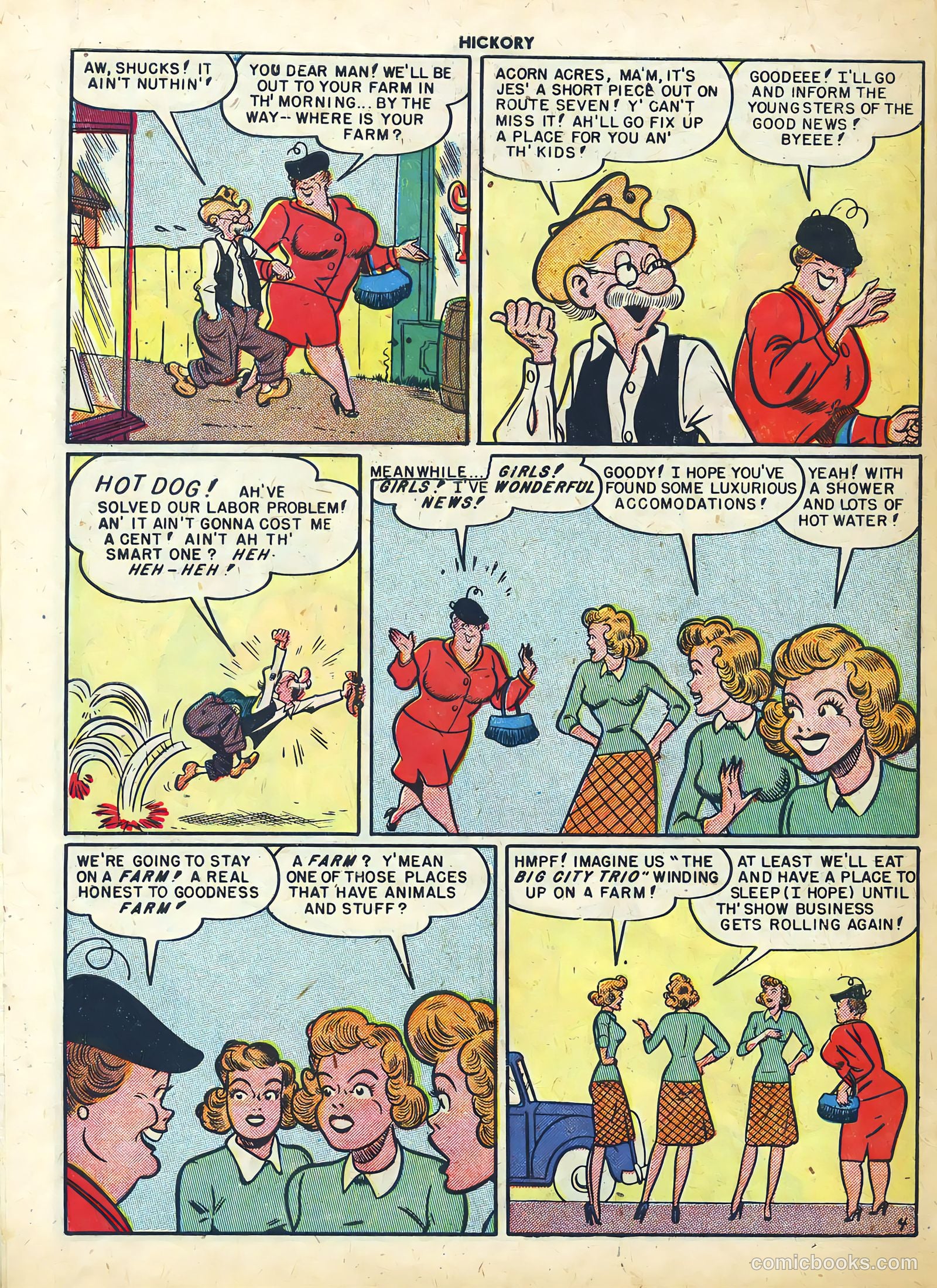 Hickory #4 (1950) — page 6 of 36