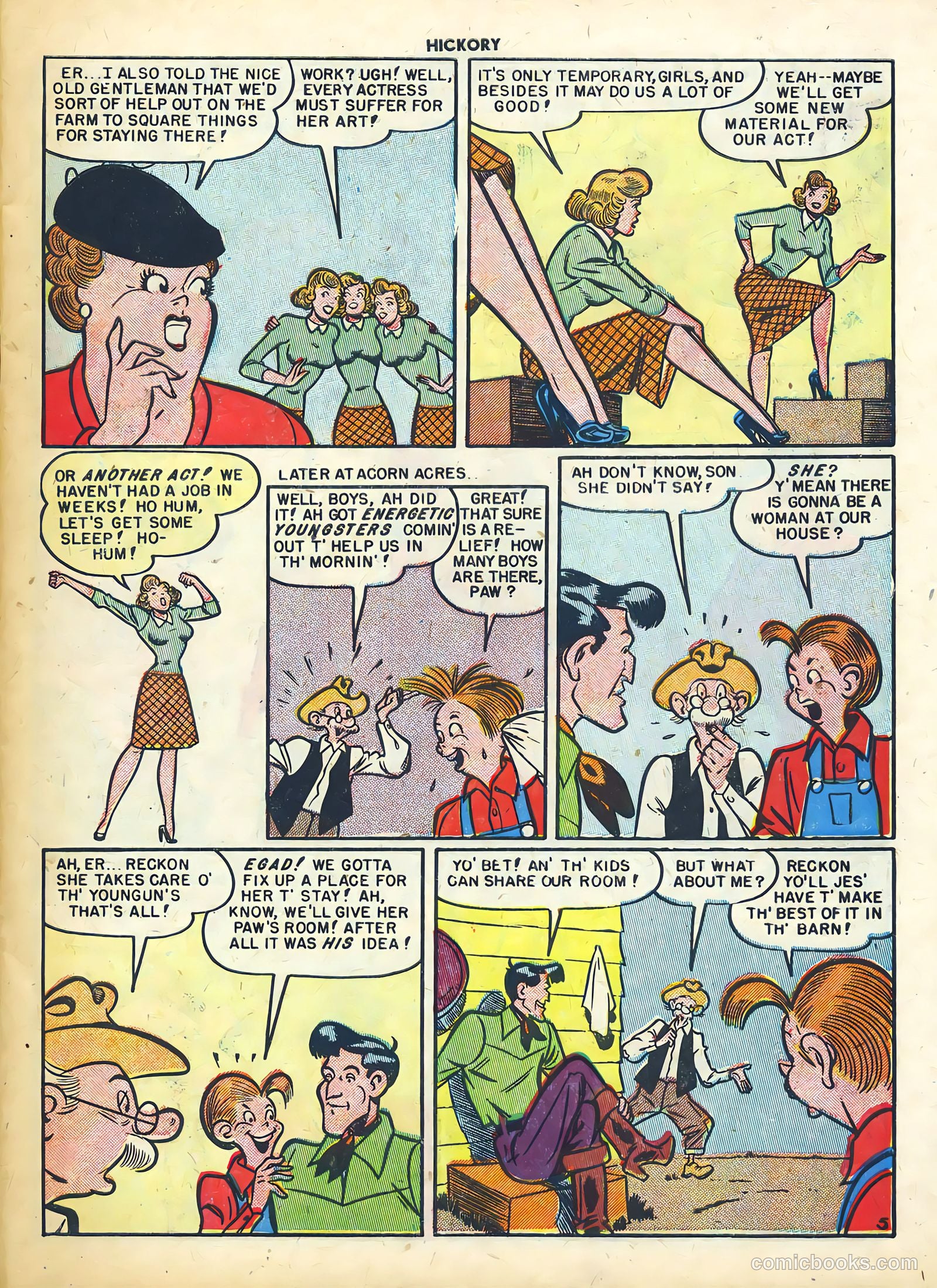 Hickory #4 (1950) — page 7 of 36