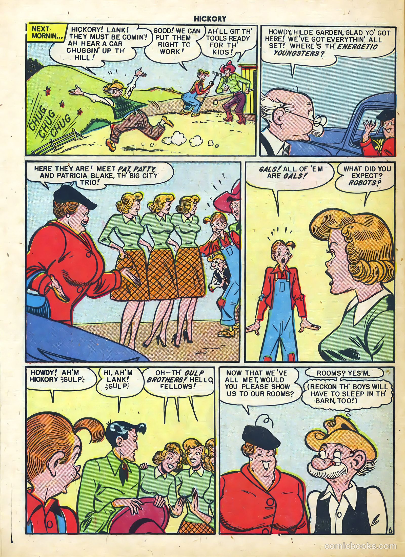 Hickory #4 (1950) — page 8 of 36