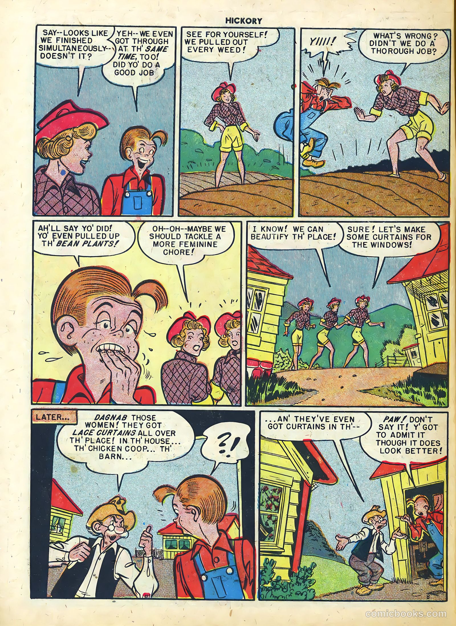Hickory #4 (1950) — page 10 of 36