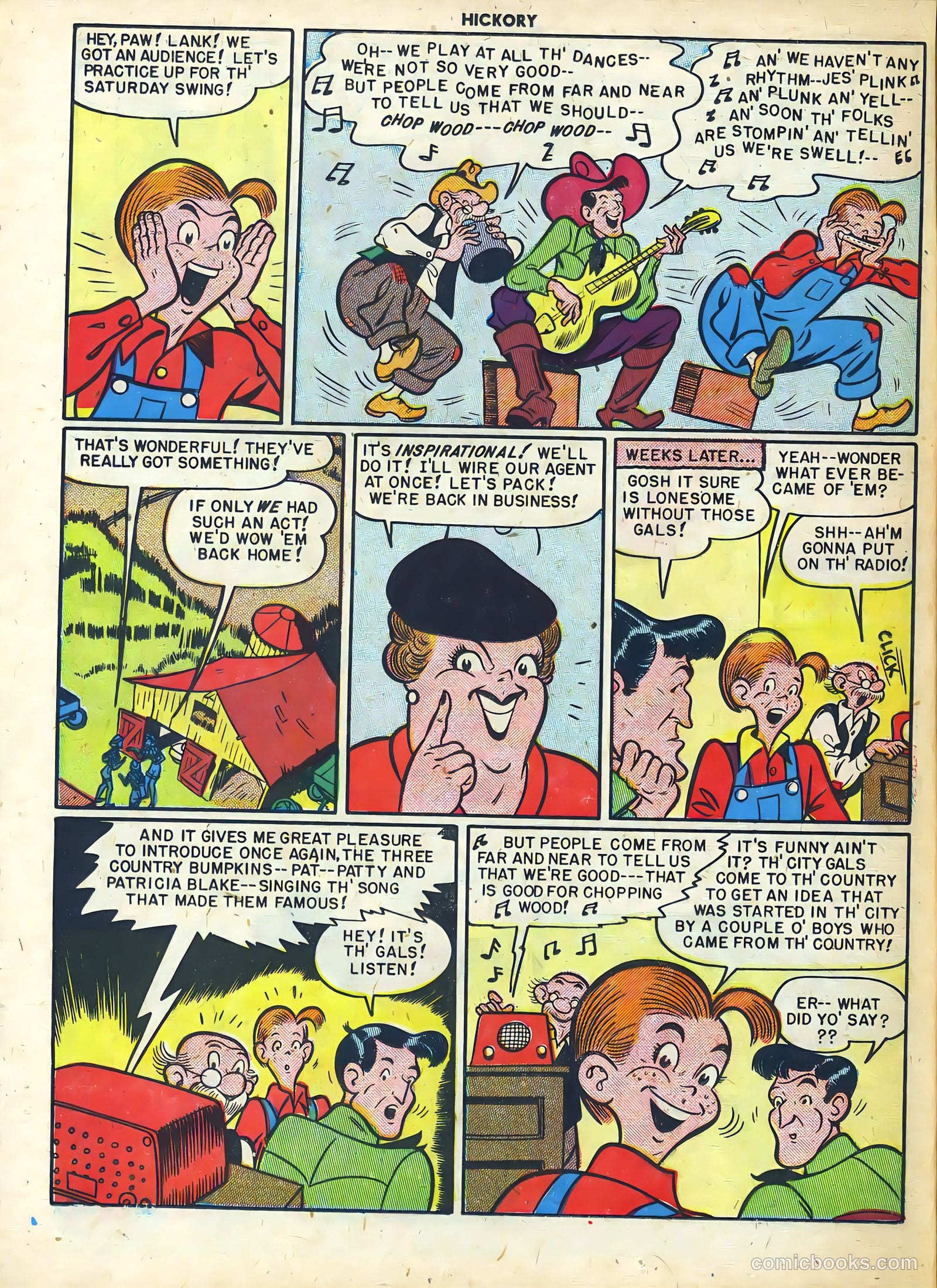 Hickory #4 (1950) — page 12 of 36