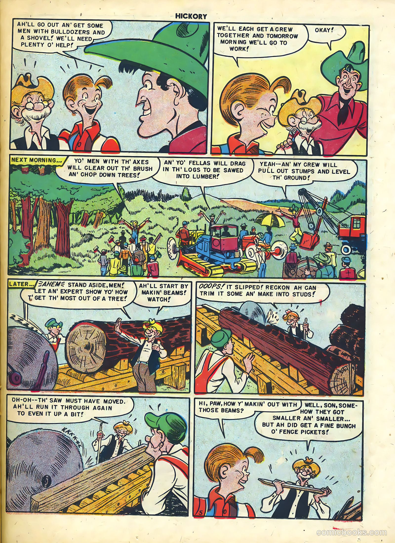 Hickory #4 (1950) — page 23 of 36