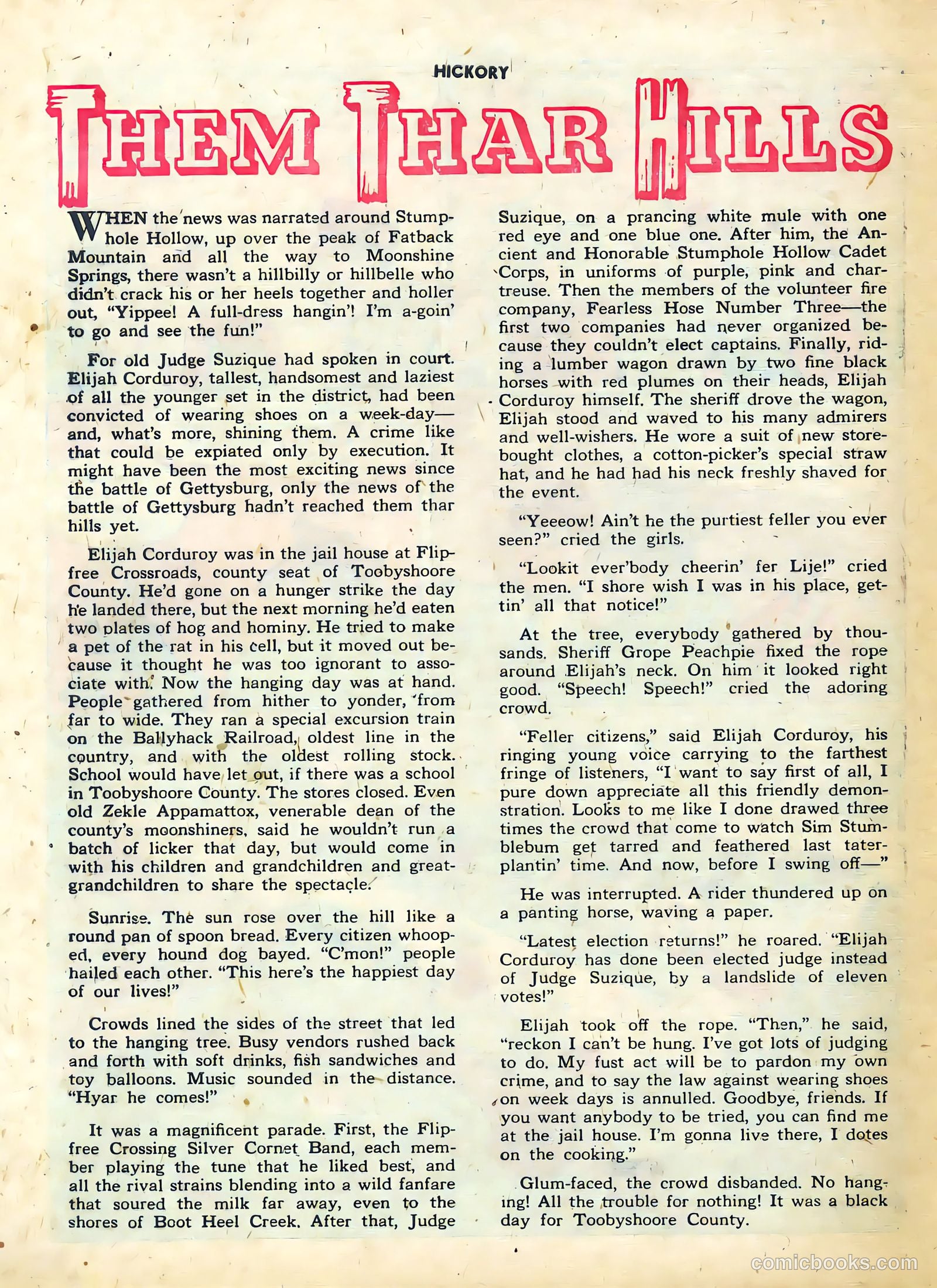 Hickory #4 (1950) — page 28 of 36