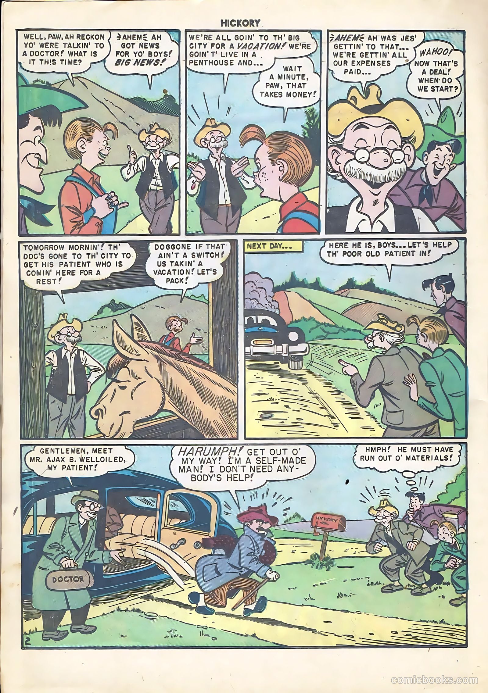Hickory #5 (1950) — page 4 of 36
