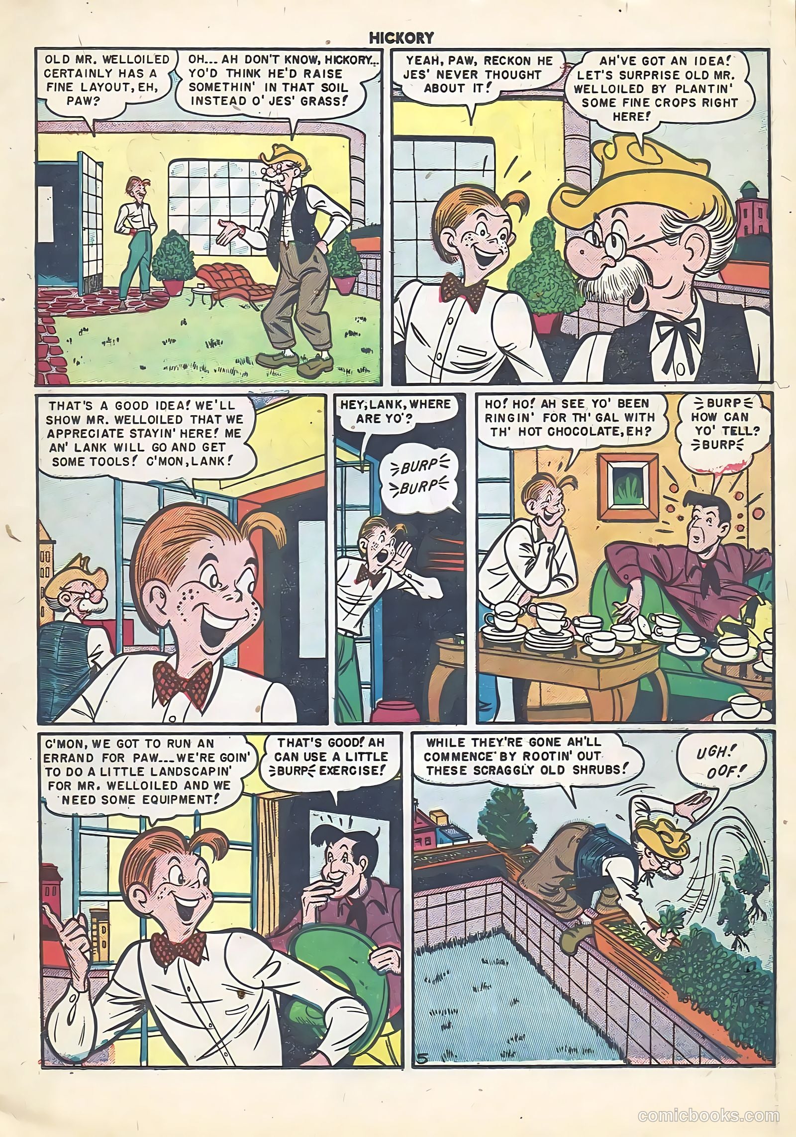 Hickory #5 (1950) — page 7 of 36