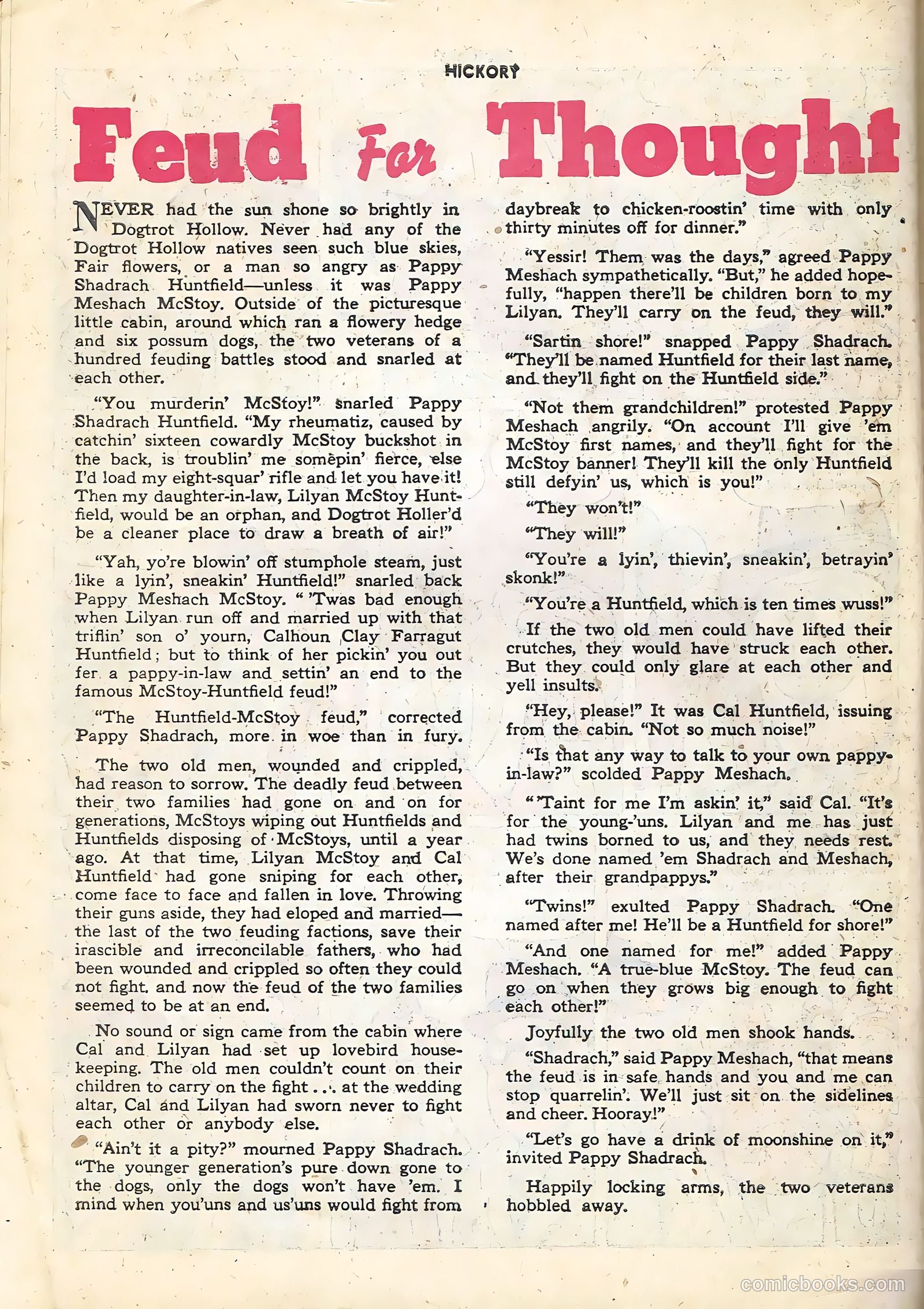 Hickory #5 (1950) — page 26 of 36