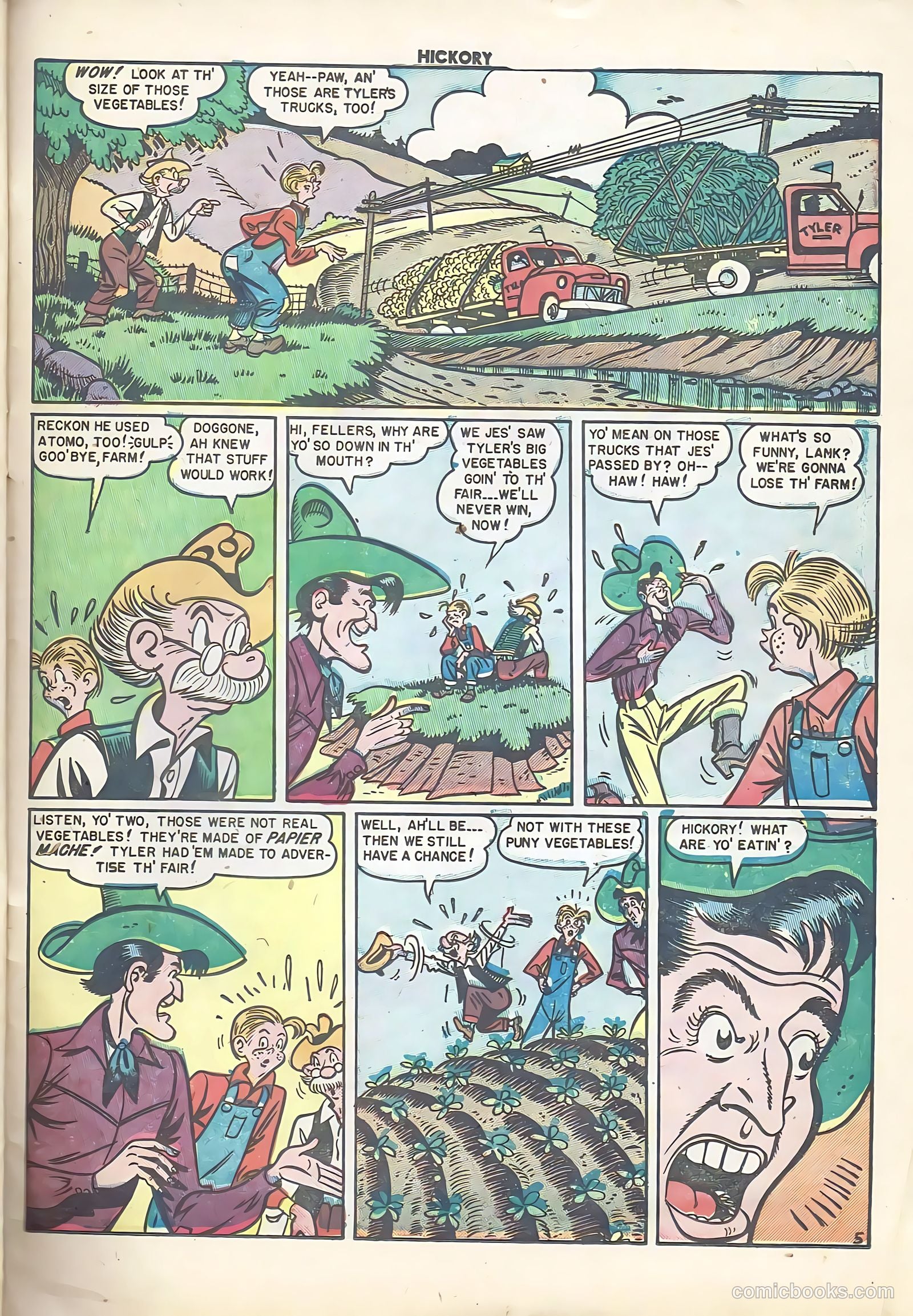 Hickory #5 (1950) — page 31 of 36