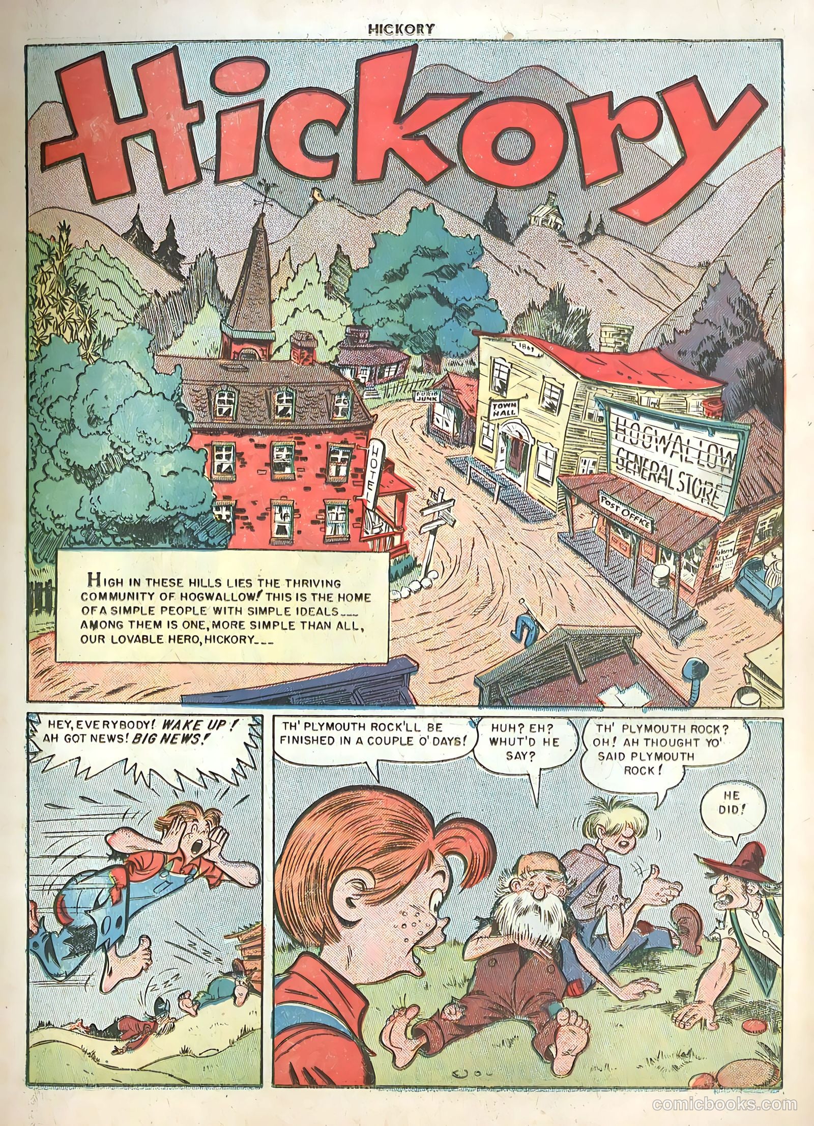 Hickory #6 (1950) — page 3 of 36
