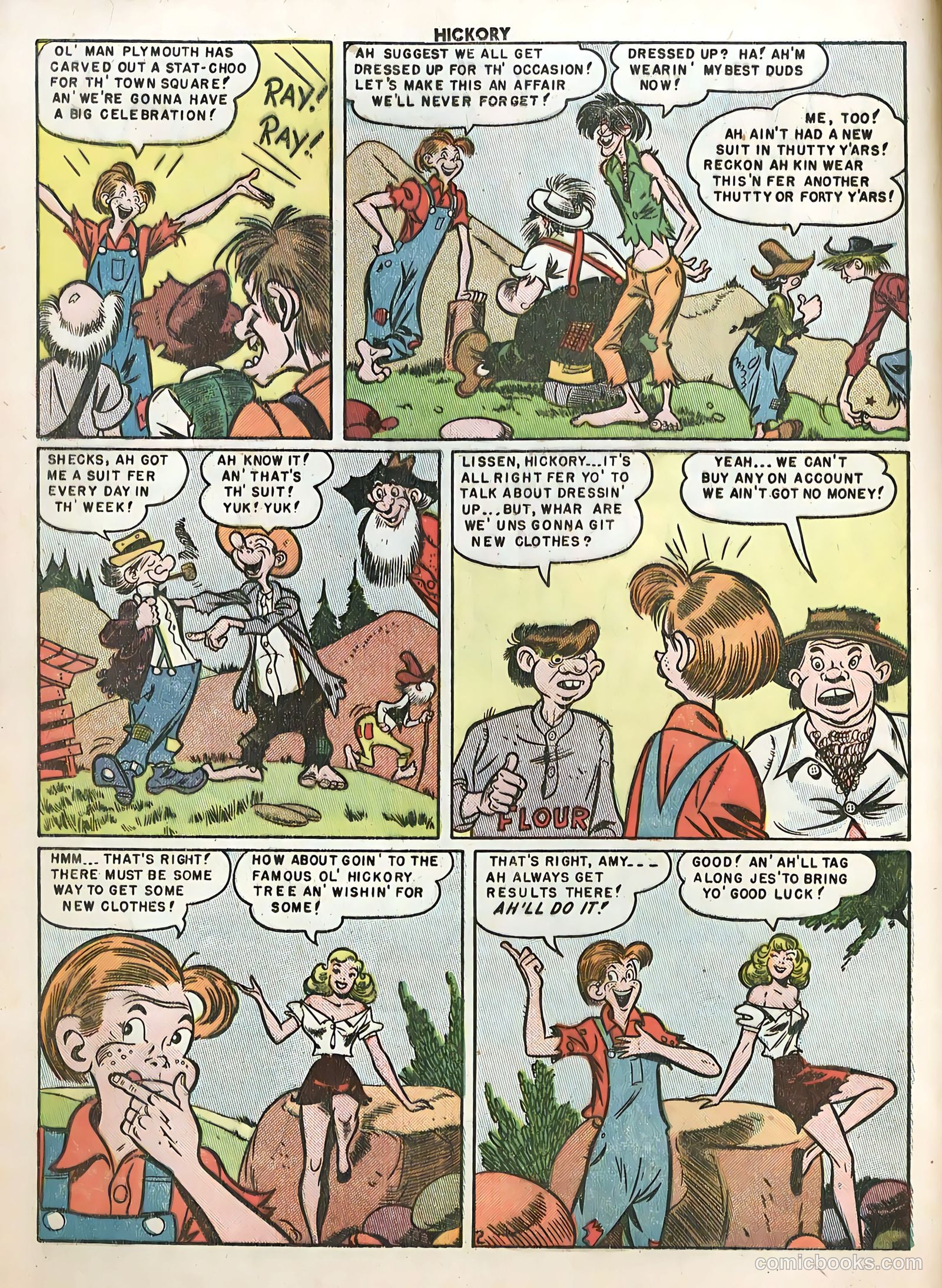 Hickory #6 (1950) — page 4 of 36