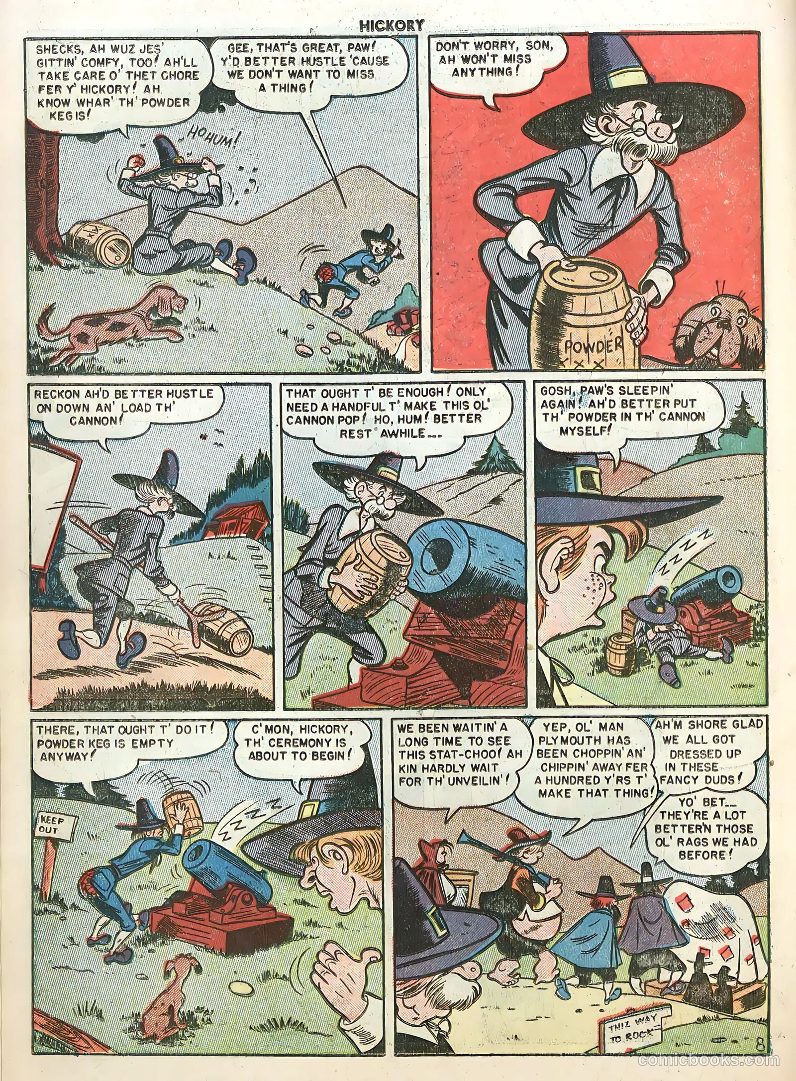 Hickory #6 (1950) — page 10 of 36