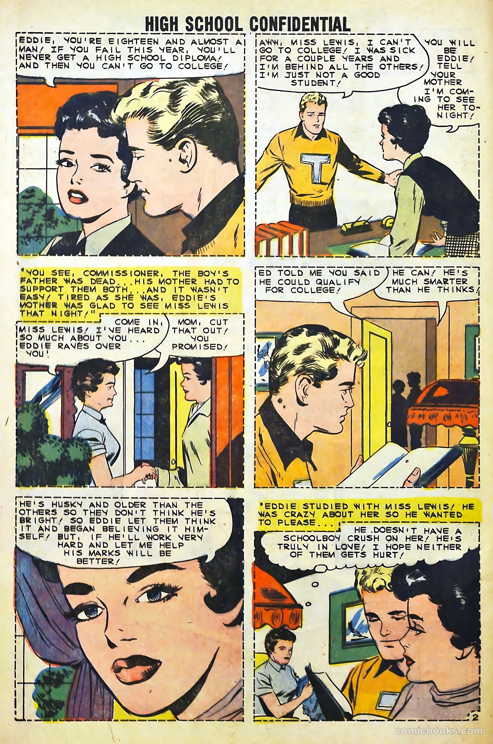 High School Confidential Diary #1 (1960) — page 4 of 36
