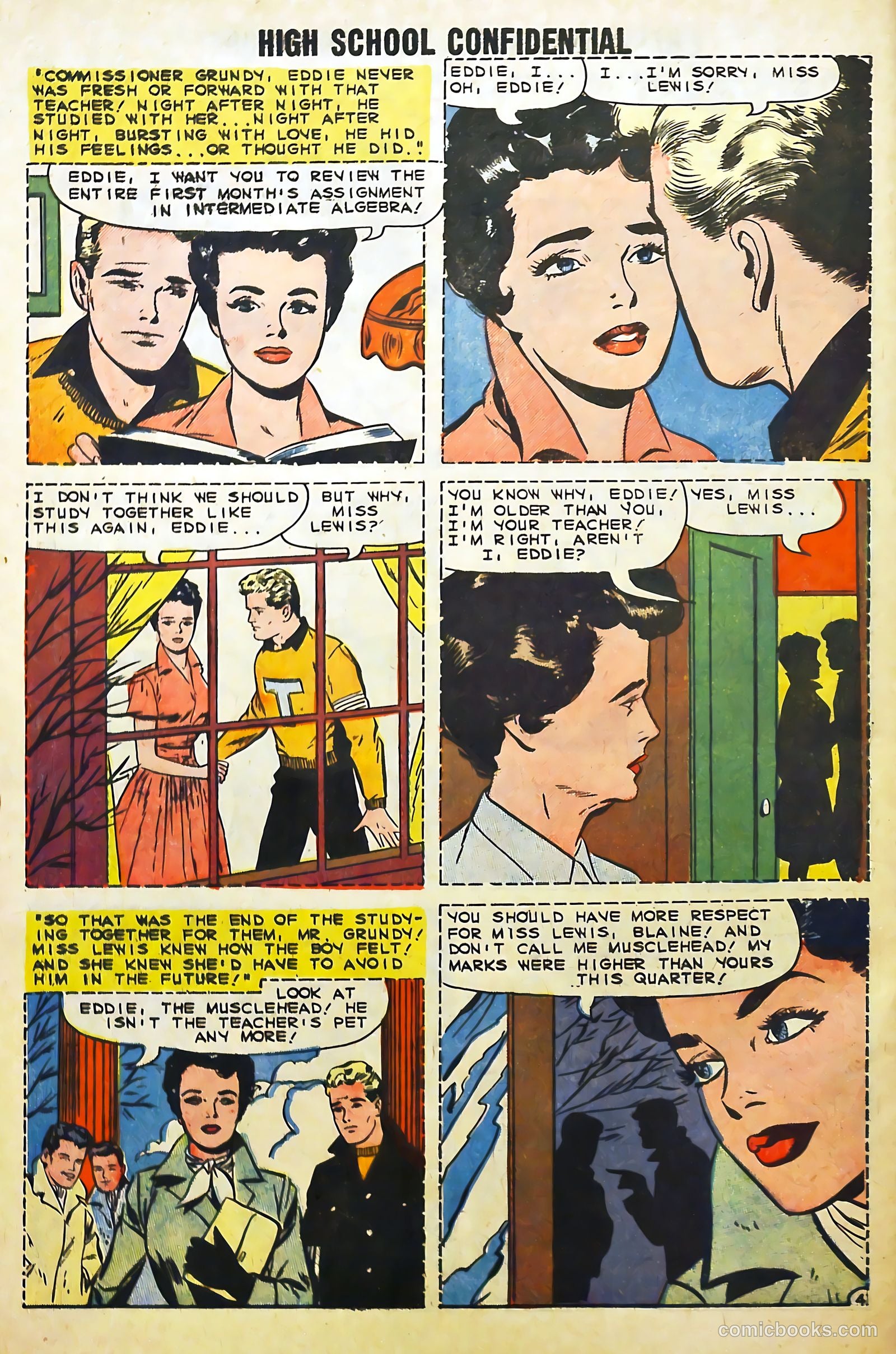 High School Confidential Diary #1 (1960) — page 6 of 36