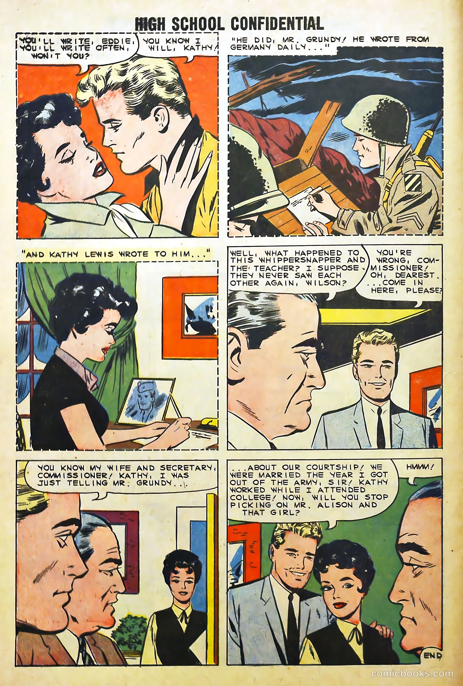 High School Confidential Diary #1 (1960) — page 10 of 36