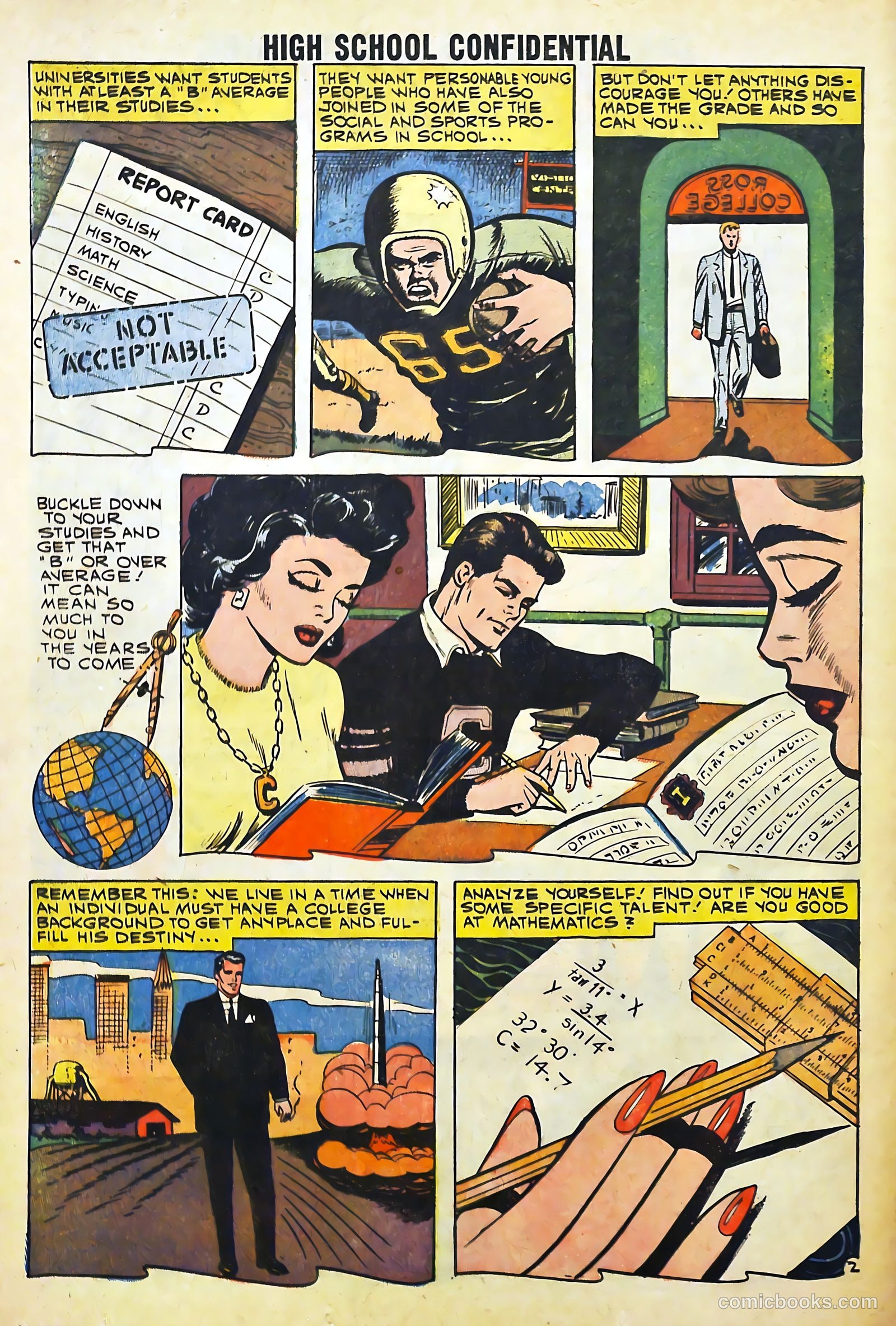 High School Confidential Diary #1 (1960) — page 12 of 36