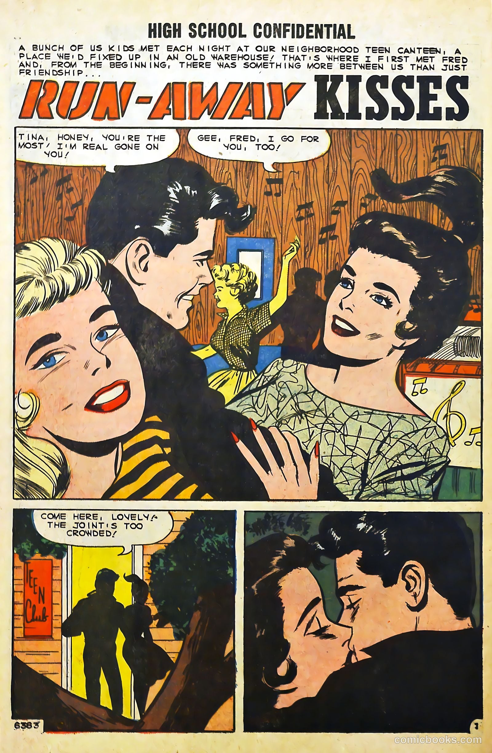 High School Confidential Diary #1 (1960) — page 14 of 36
