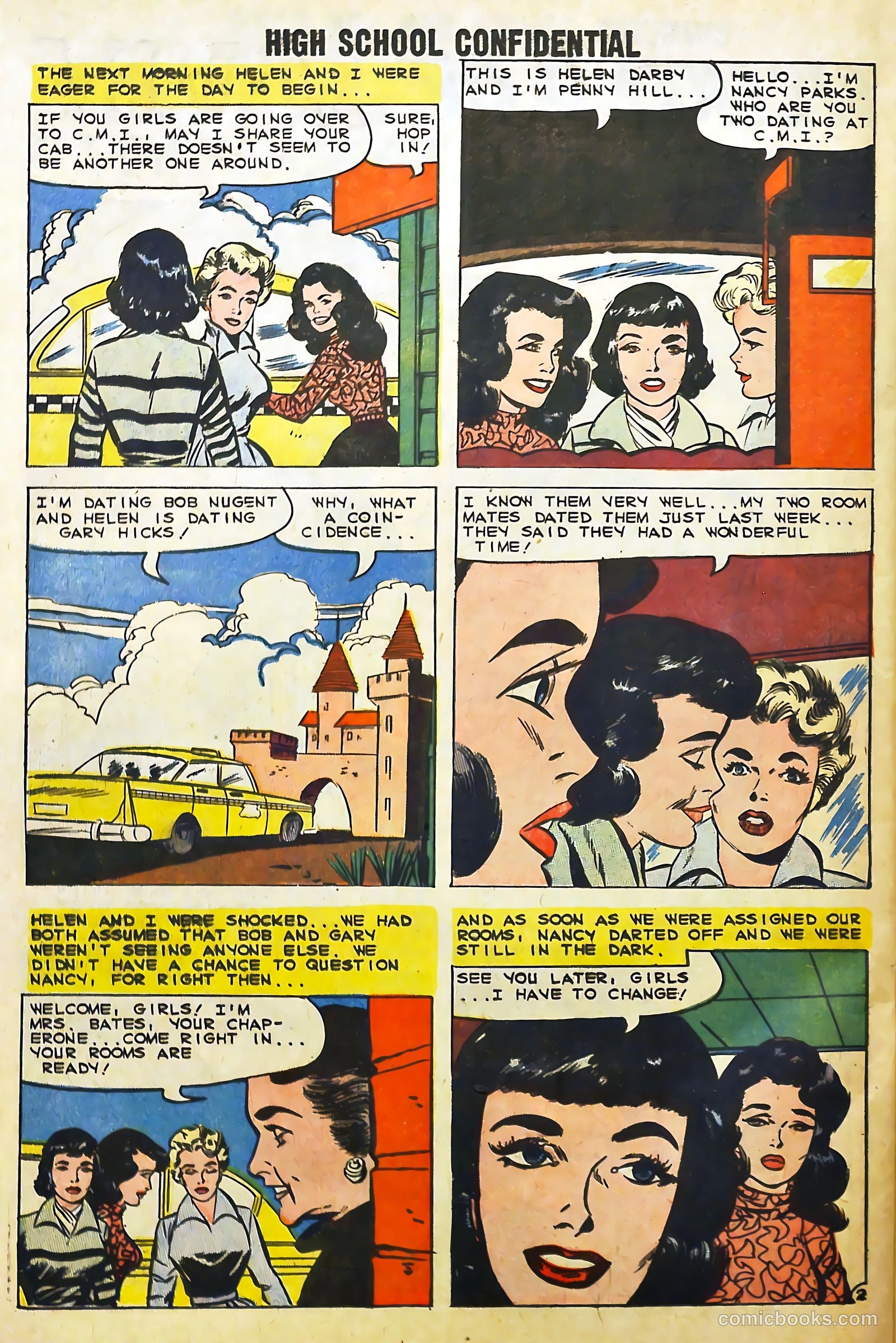 High School Confidential Diary #1 (1960) — page 22 of 36