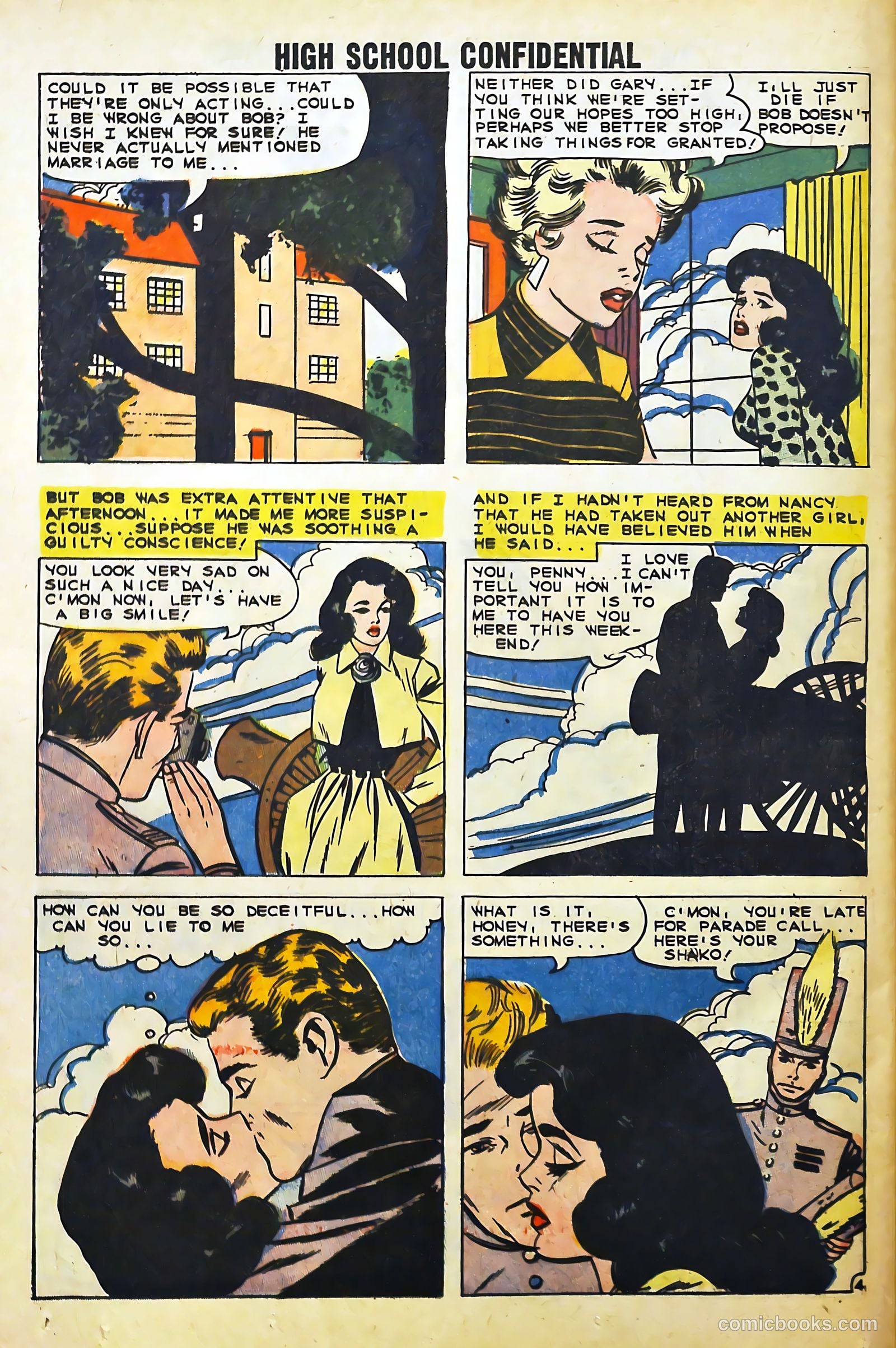 High School Confidential Diary #1 (1960) — page 24 of 36