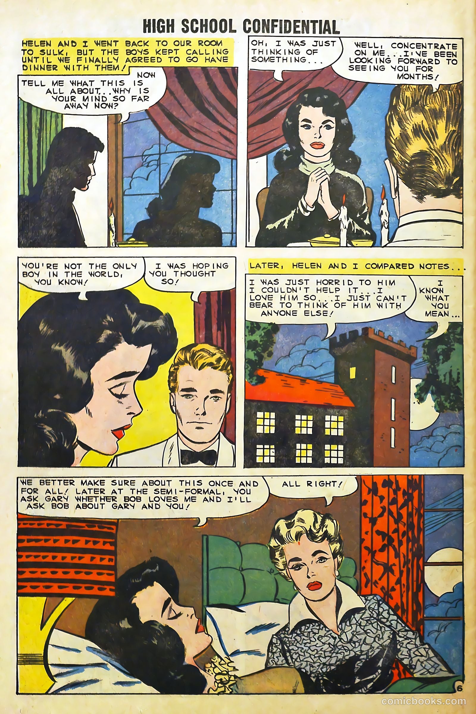 High School Confidential Diary #1 (1960) — page 26 of 36