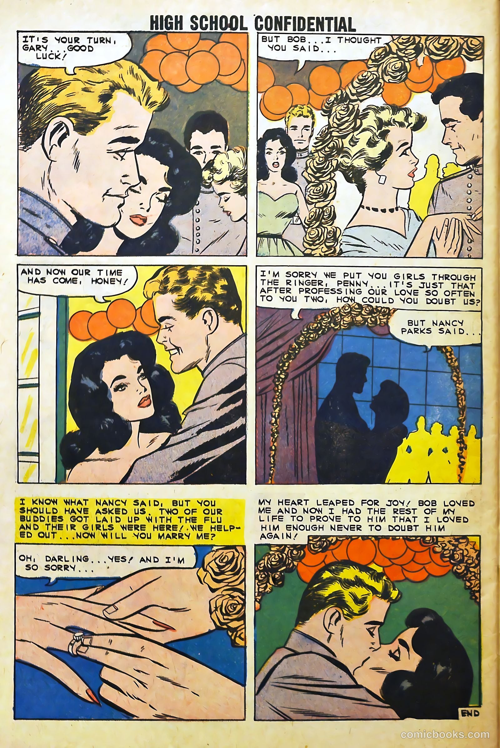 High School Confidential Diary #1 (1960) — page 30 of 36