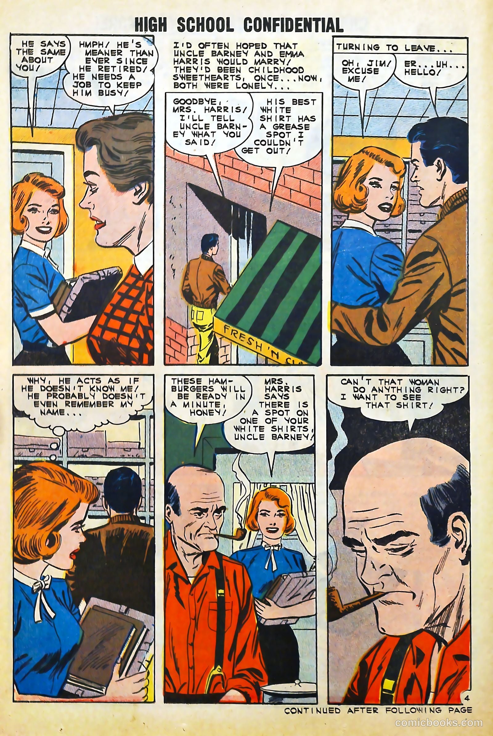 High School Confidential Diary #11 (1962) — page 14 of 36