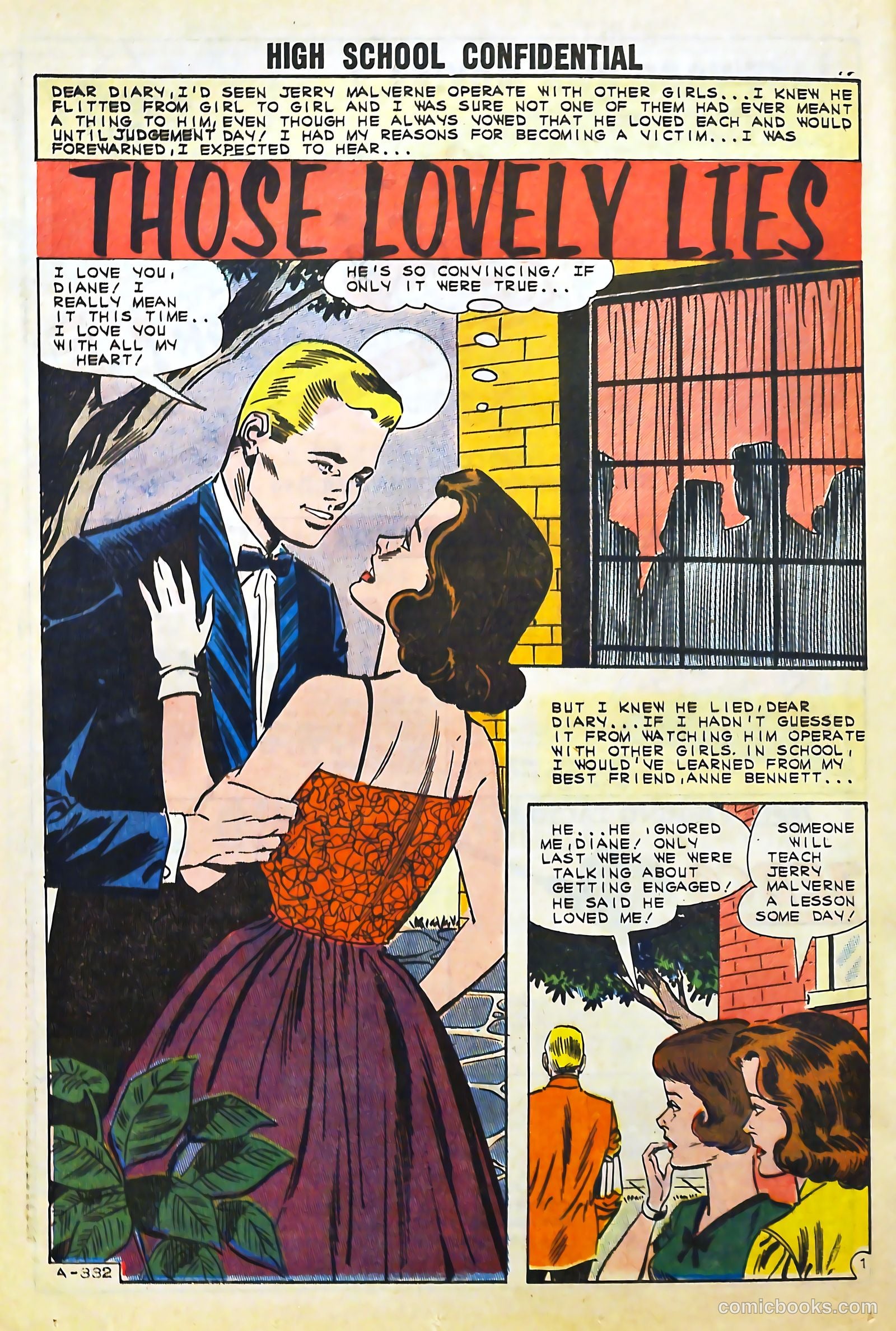 High School Confidential Diary #11 (1962) — page 20 of 36