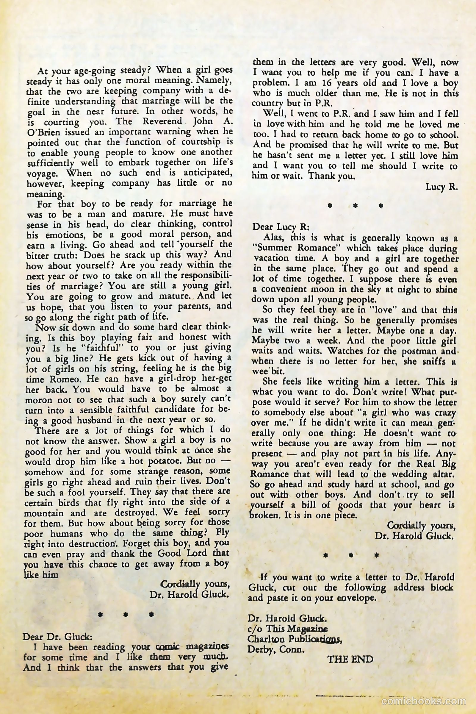 High School Confidential Diary #11 (1962) — page 27 of 36