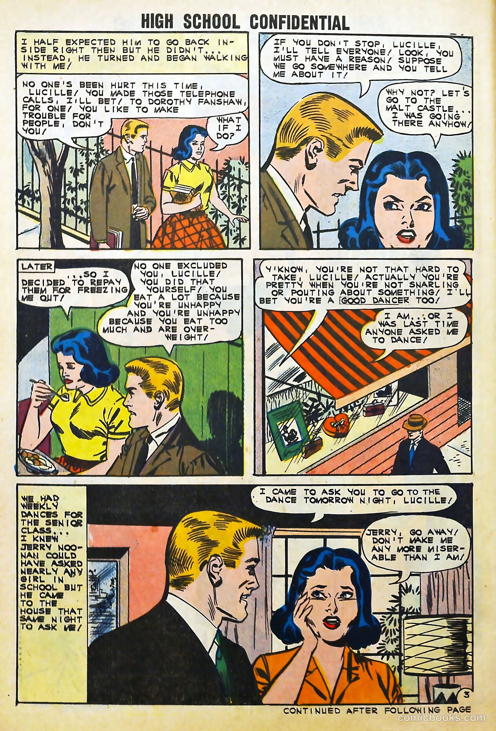 High School Confidential Diary #11 (1962) — page 30 of 36