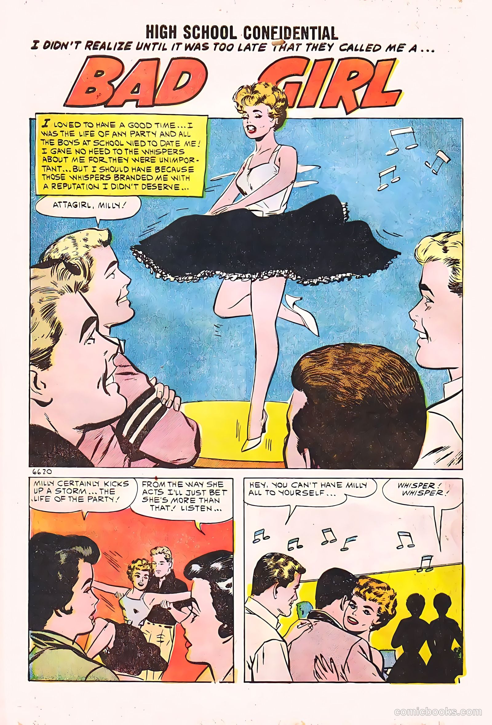High School Confidential Diary #2 (1960) — page 8 of 36