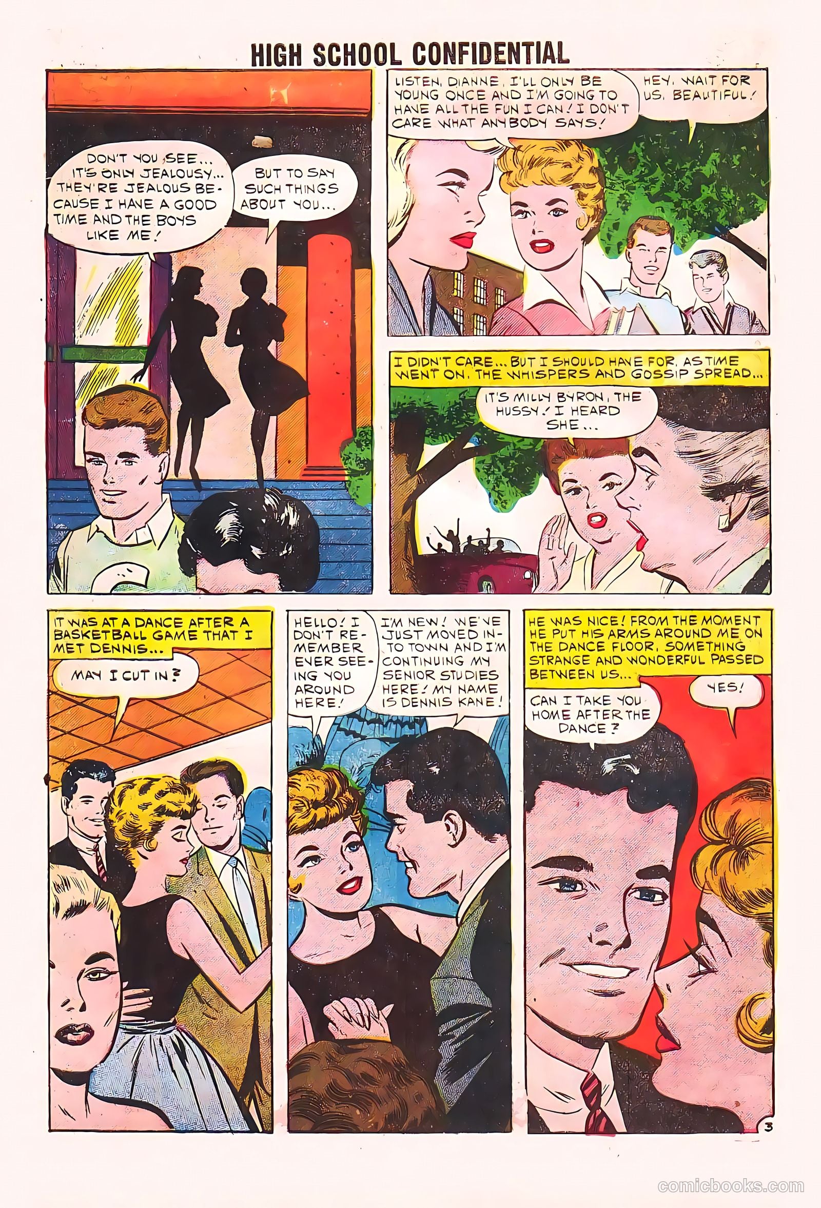 High School Confidential Diary #2 (1960) — page 10 of 36