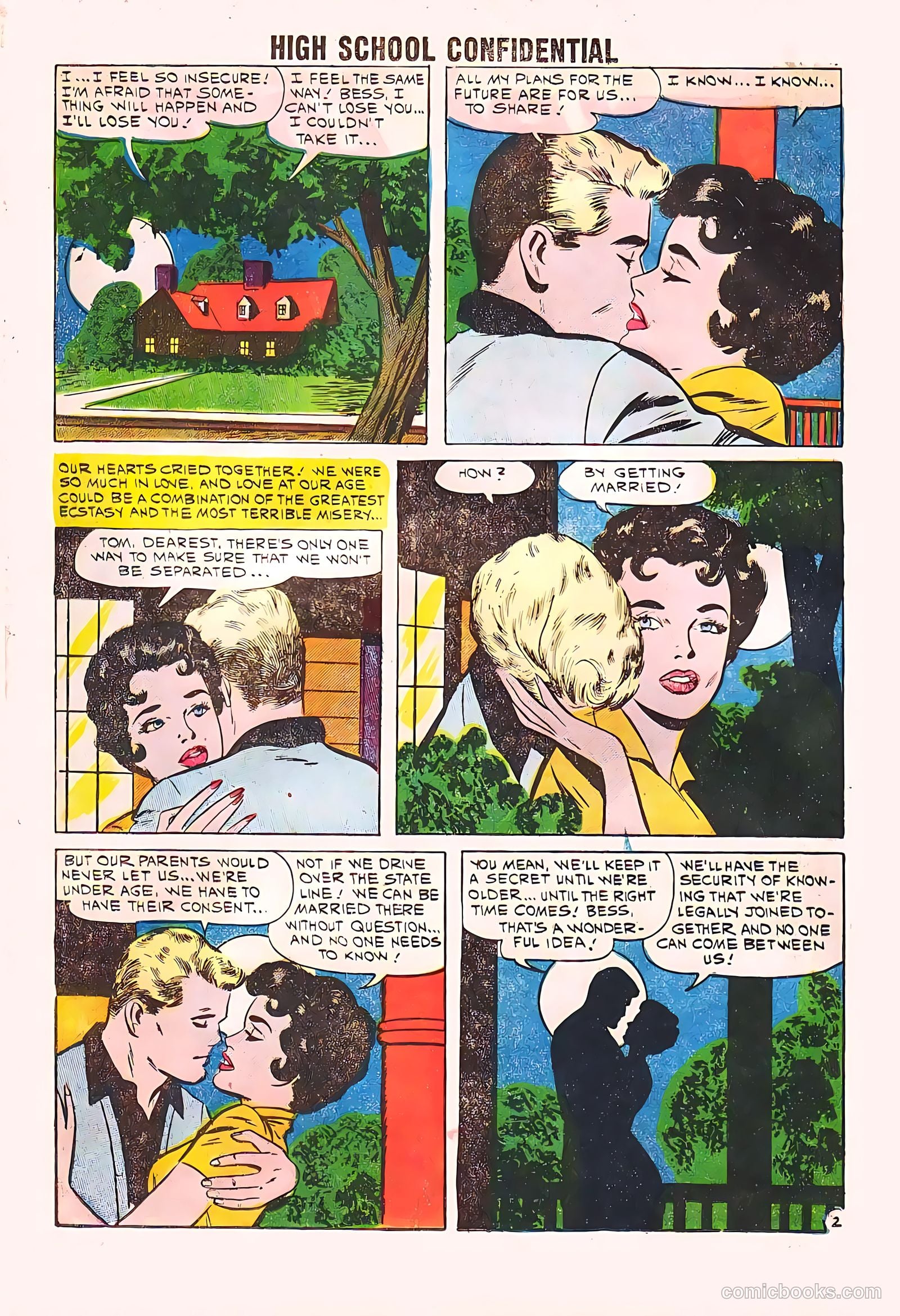 High School Confidential Diary #2 (1960) — page 14 of 36
