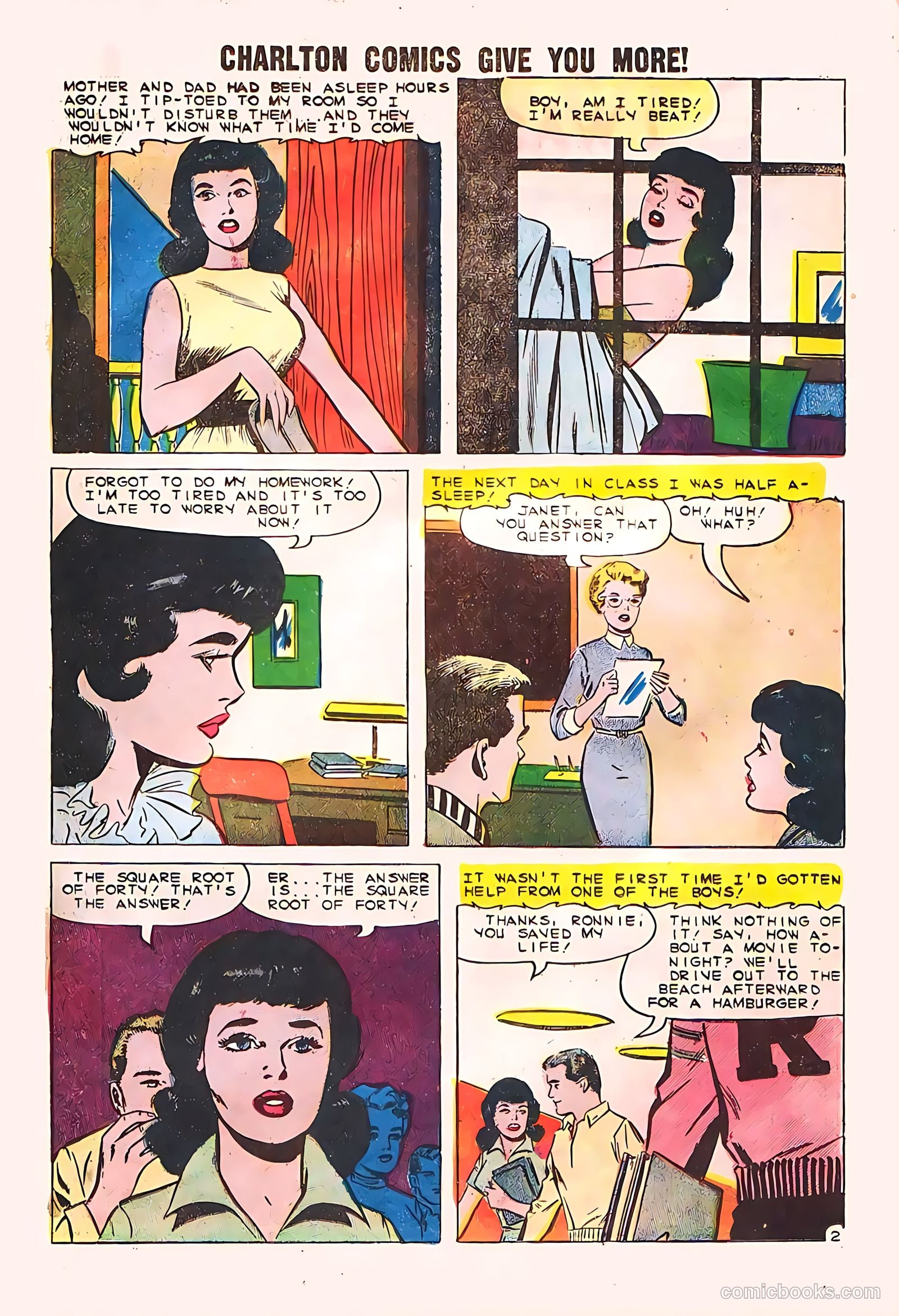 High School Confidential Diary #2 (1960) — page 23 of 36
