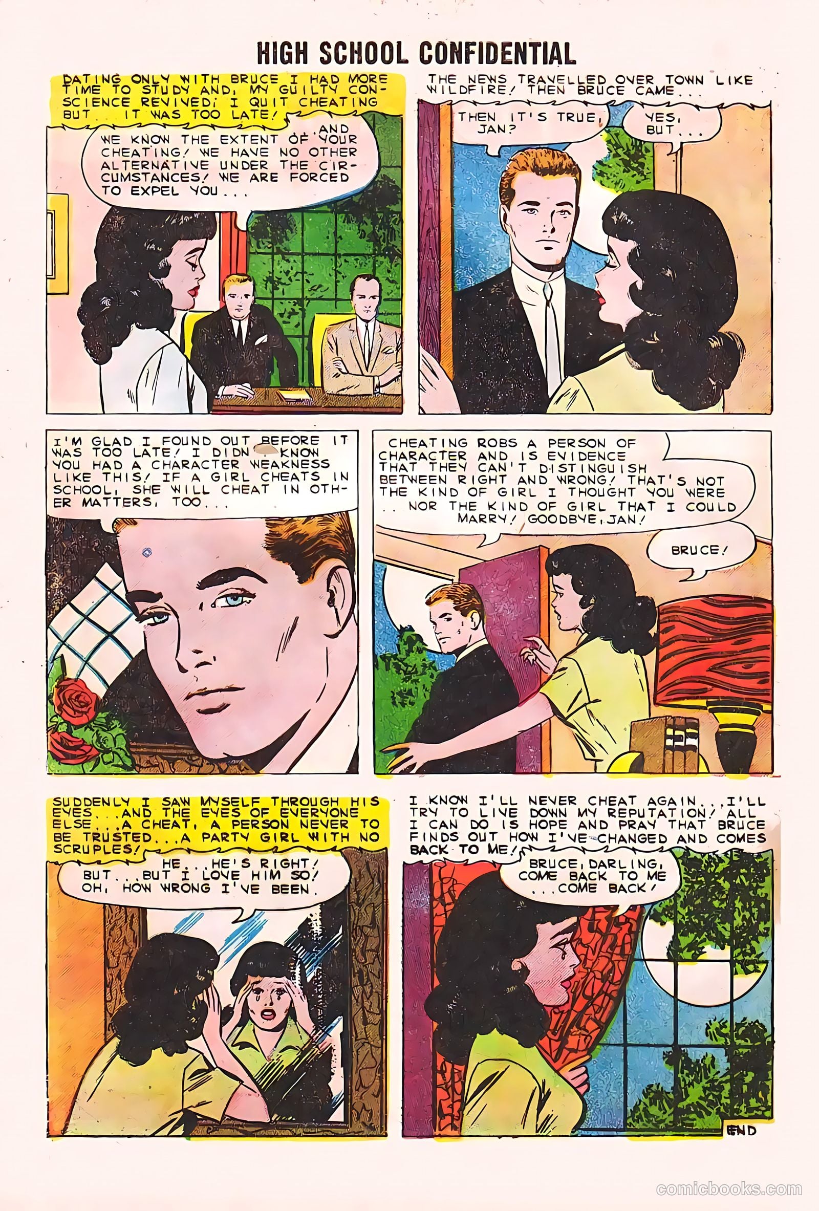 High School Confidential Diary #2 (1960) — page 28 of 36