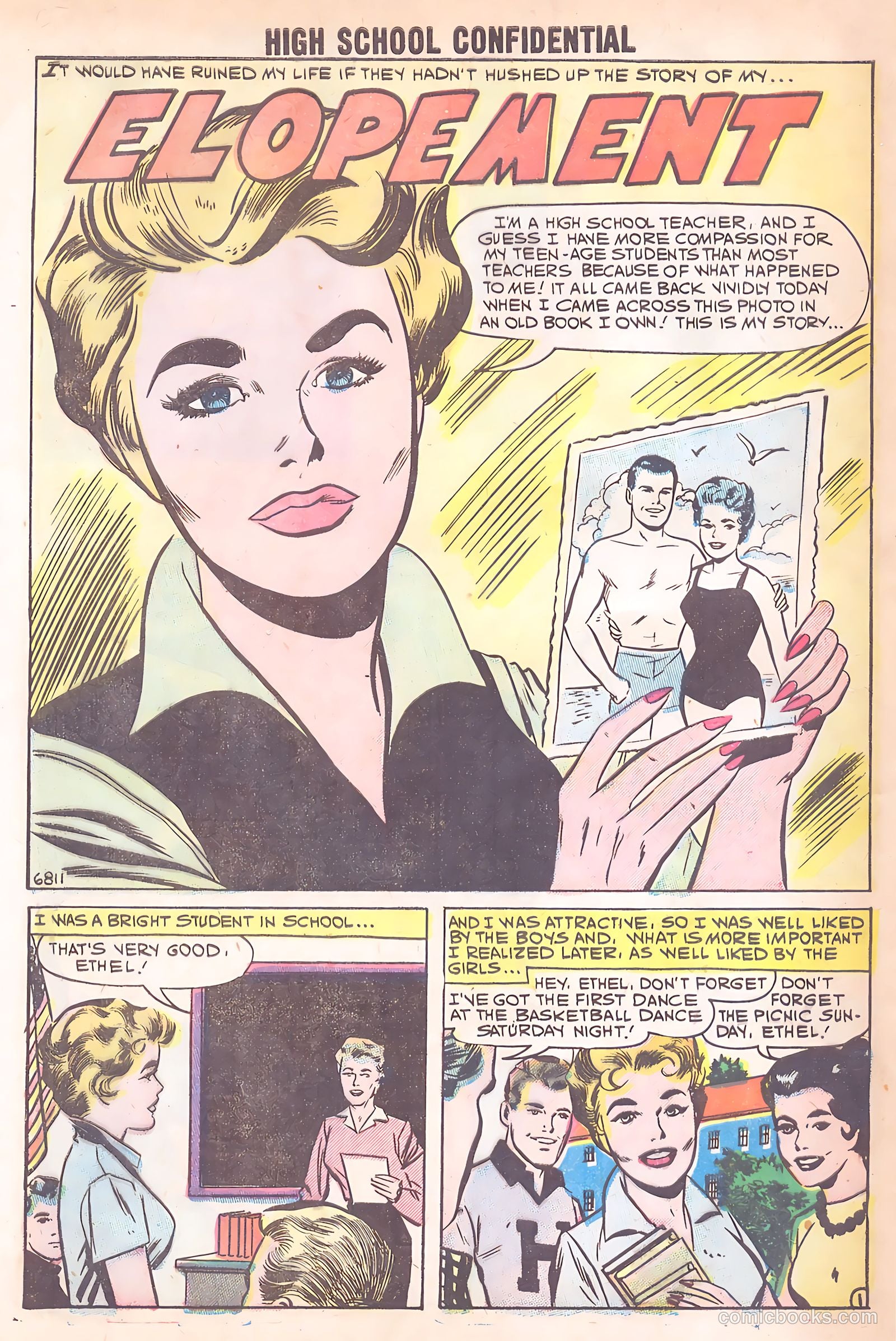 High School Confidential Diary #3 (1960) — page 8 of 37