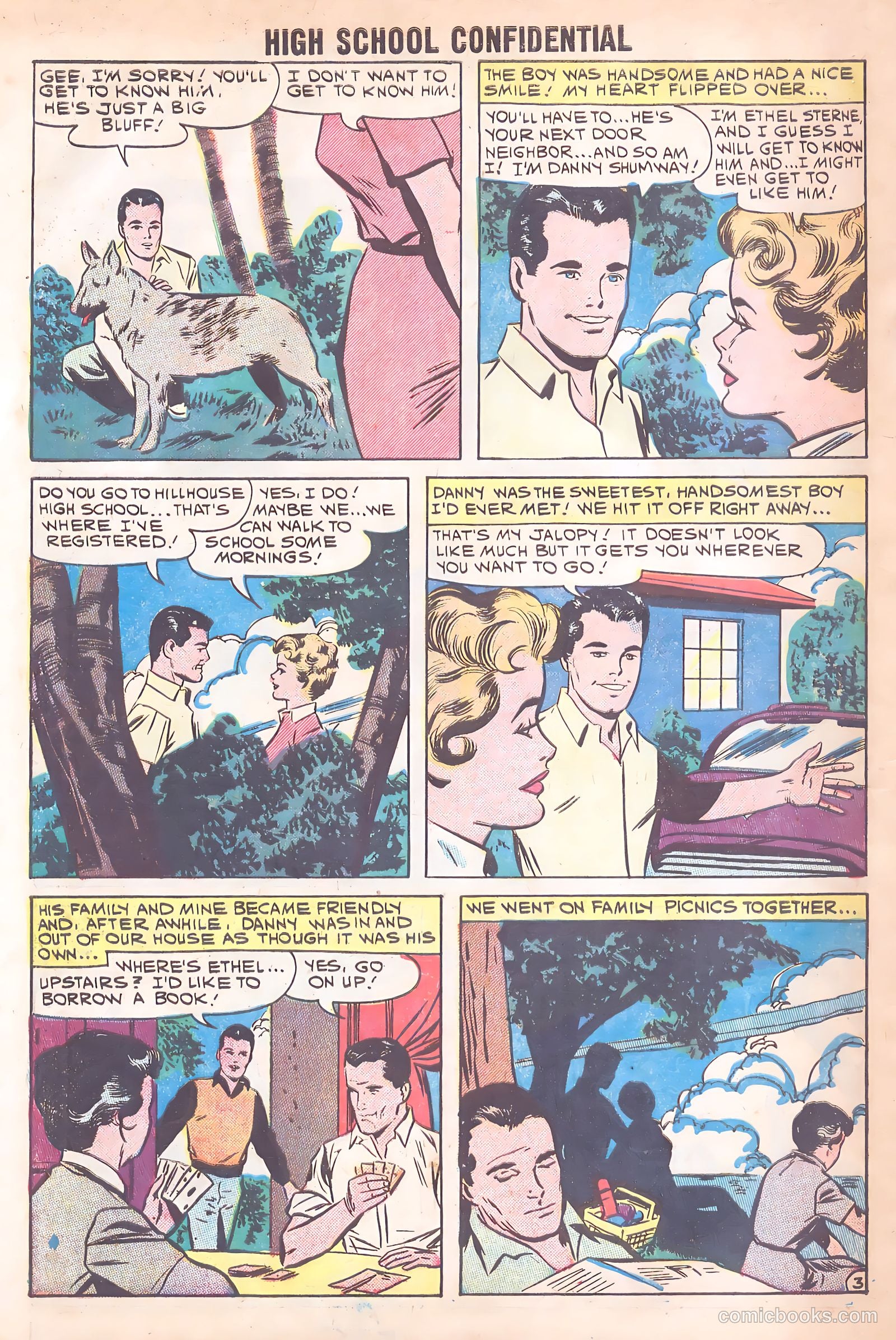 High School Confidential Diary #3 (1960) — page 10 of 37