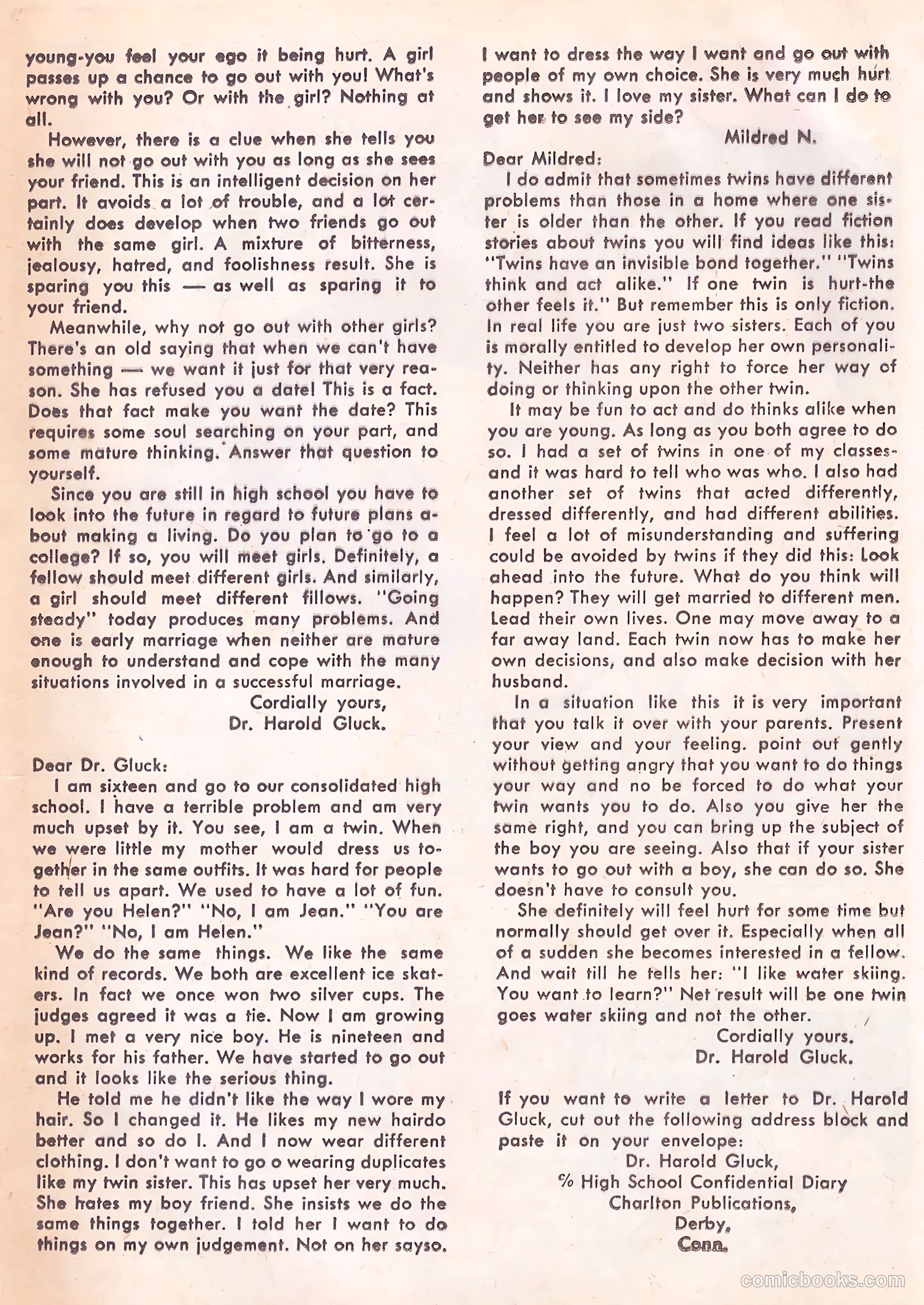 High School Confidential Diary #3 (1960) — page 17 of 37