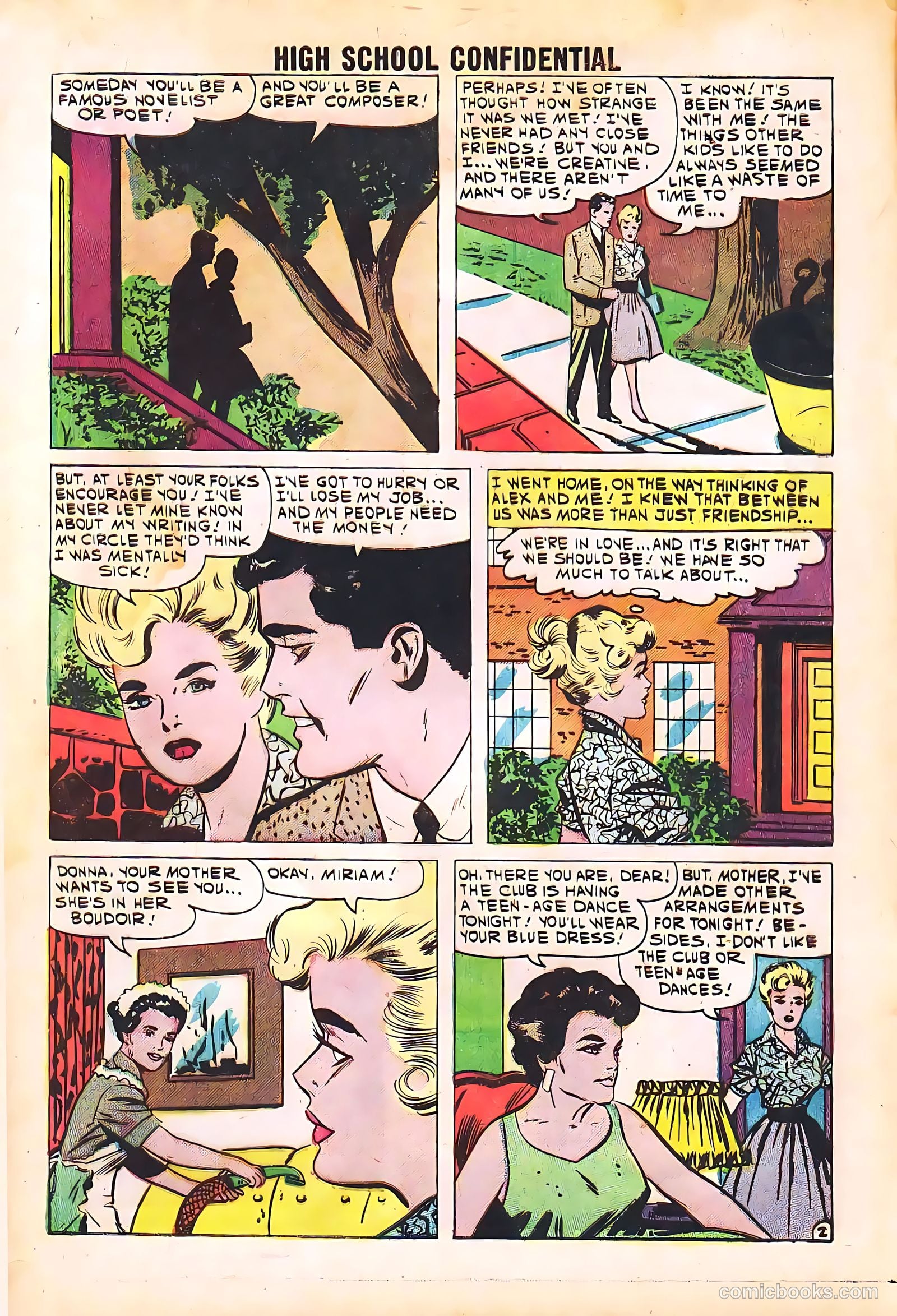 High School Confidential Diary #4 (1960) — page 4 of 36