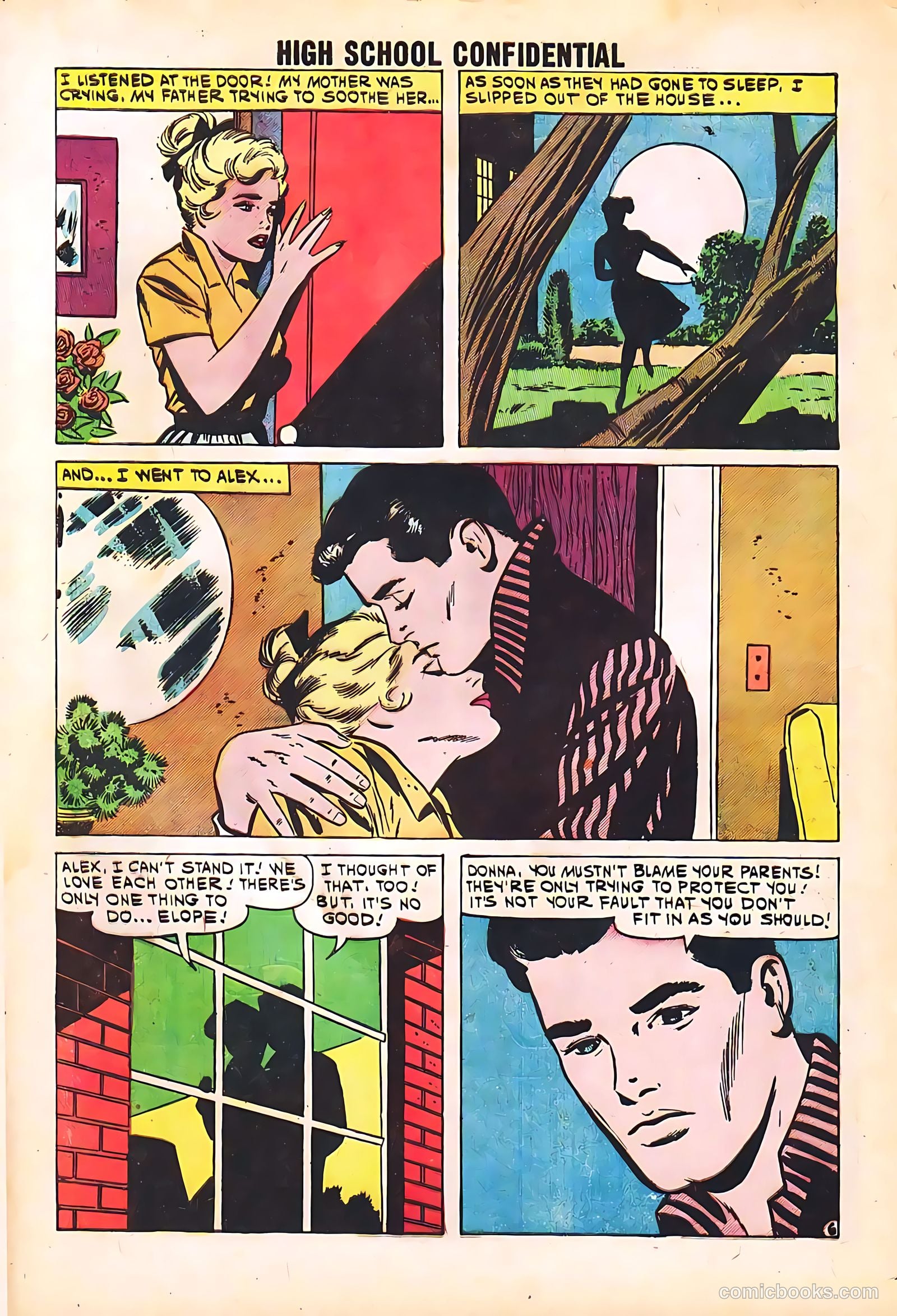 High School Confidential Diary #4 (1960) — page 8 of 36