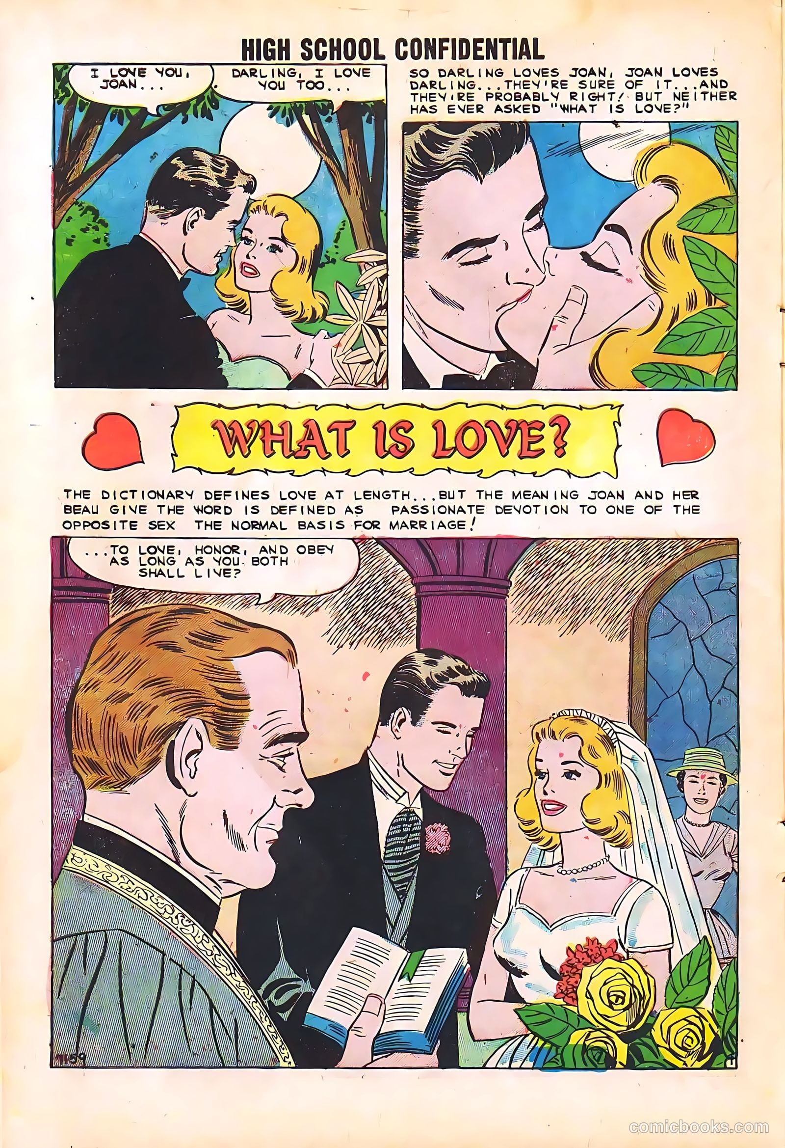 High School Confidential Diary #4 (1960) — page 10 of 36