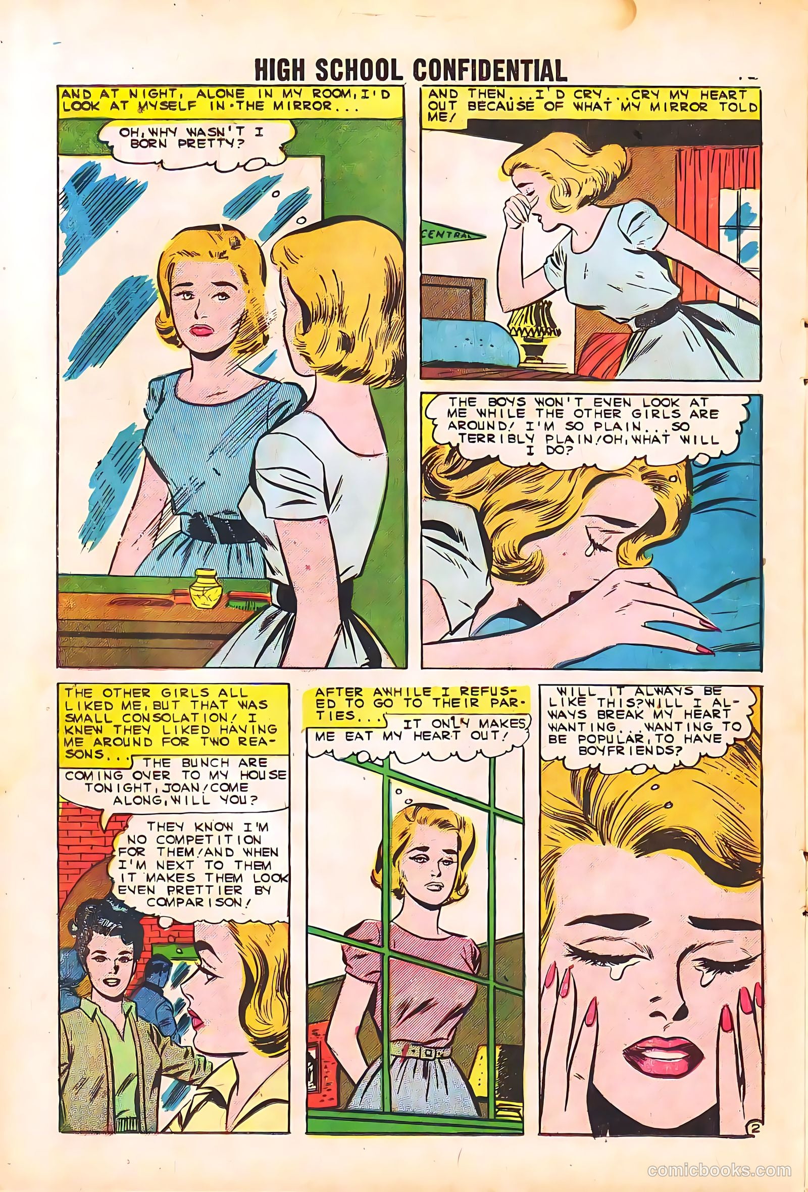 High School Confidential Diary #4 (1960) — page 14 of 36