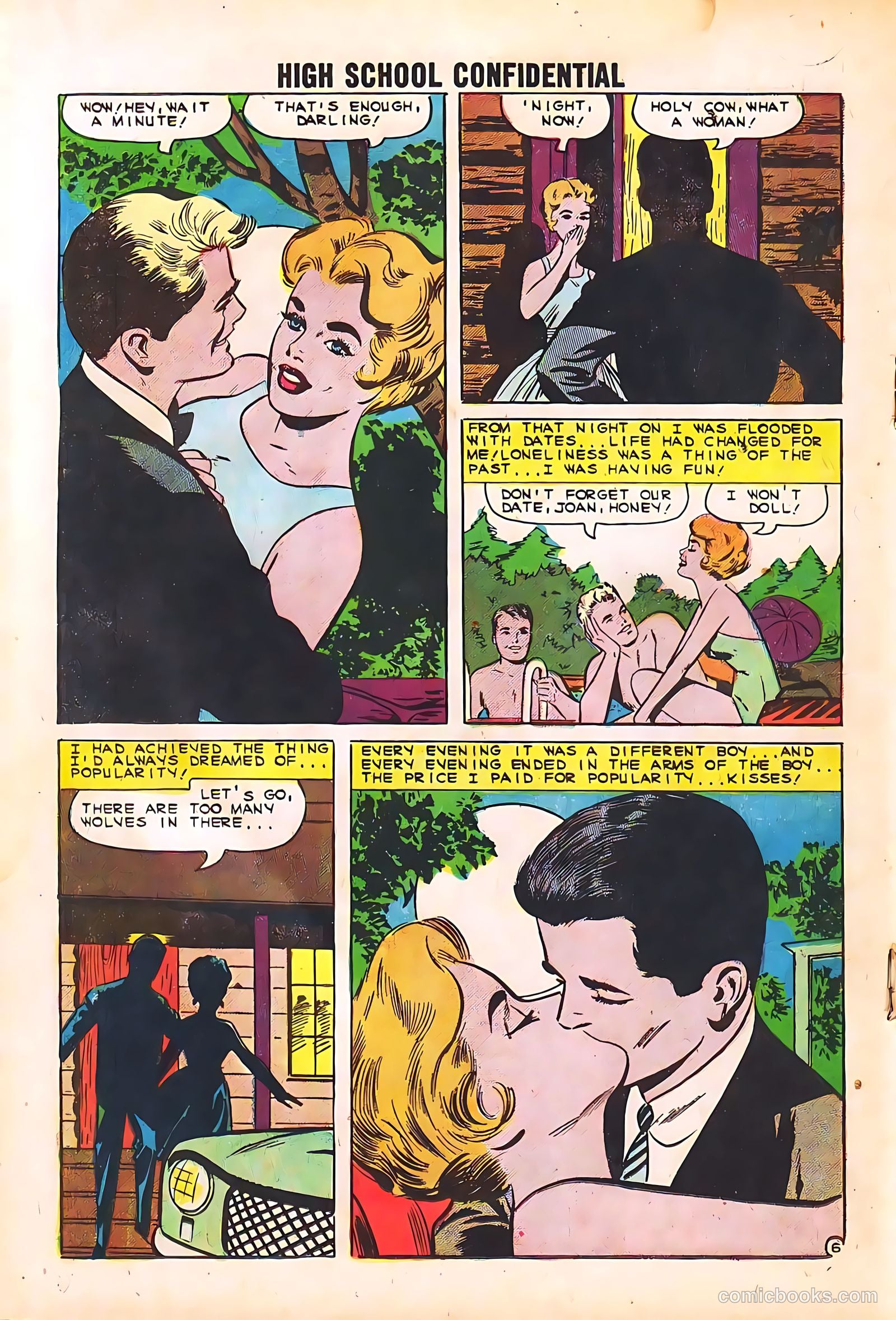 High School Confidential Diary #4 (1960) — page 18 of 36