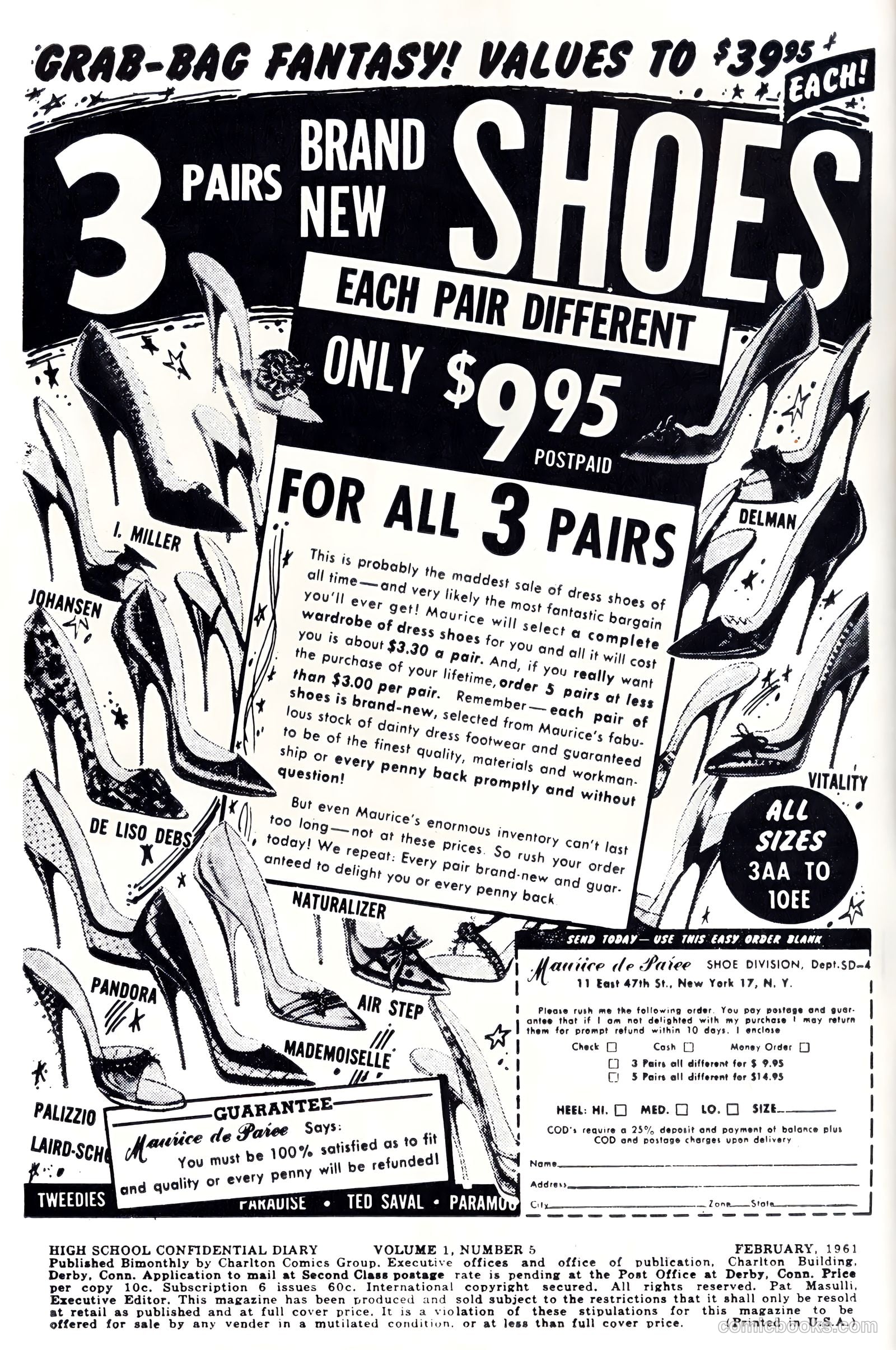 High School Confidential Diary #5 (1961) — page 2 of 36