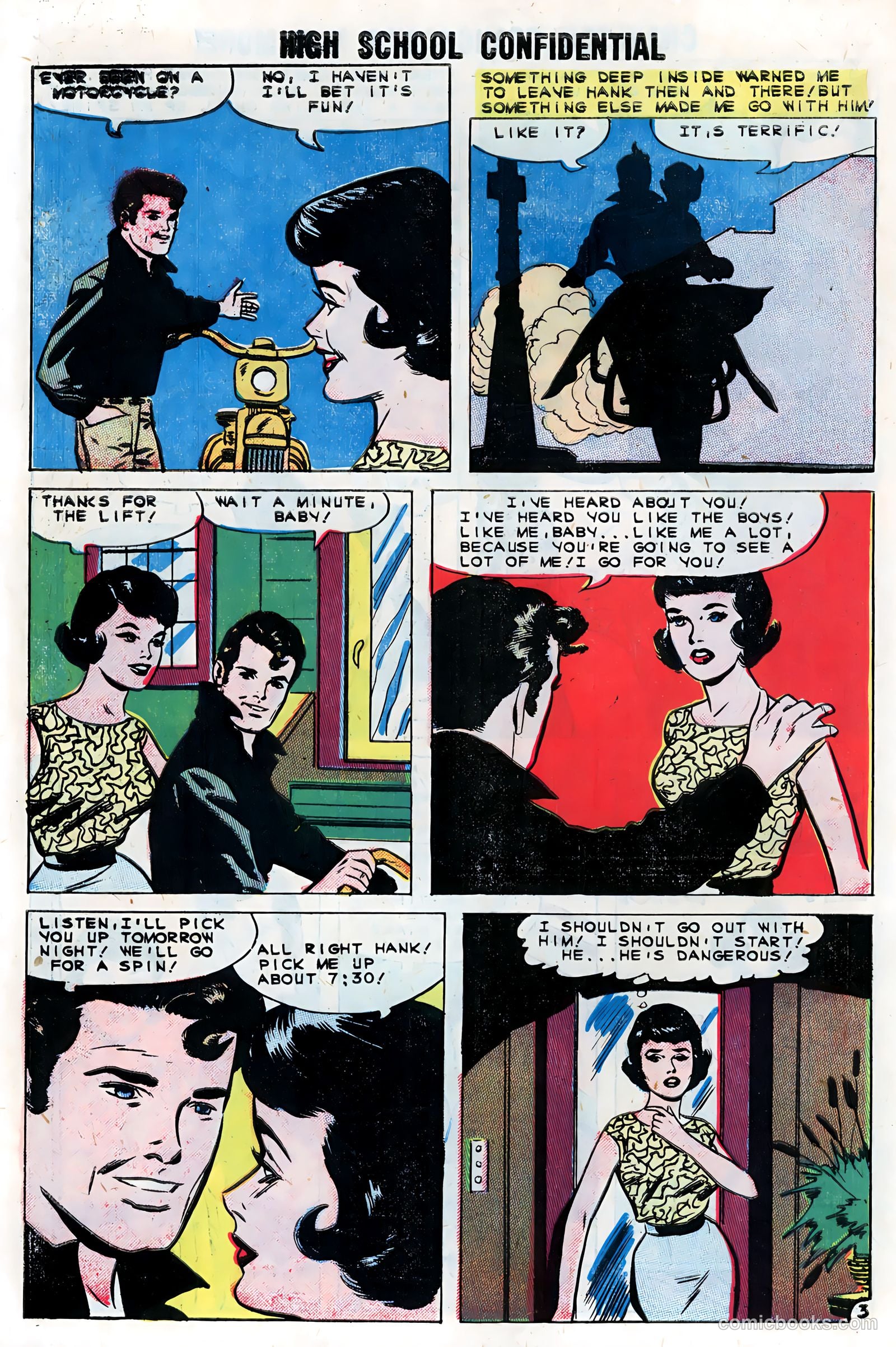 High School Confidential Diary #5 (1961) — page 10 of 36