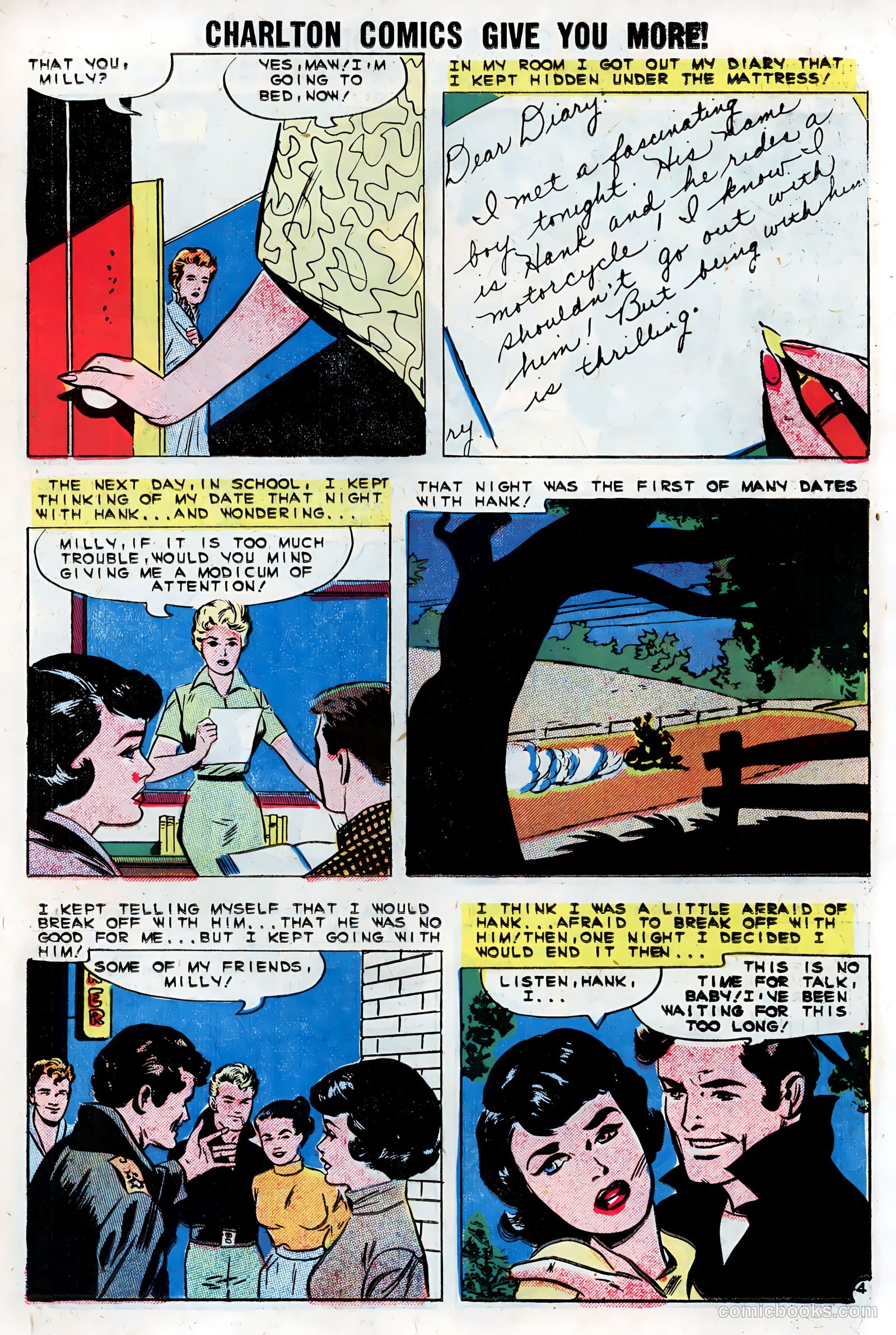 High School Confidential Diary #5 (1961) — page 11 of 36
