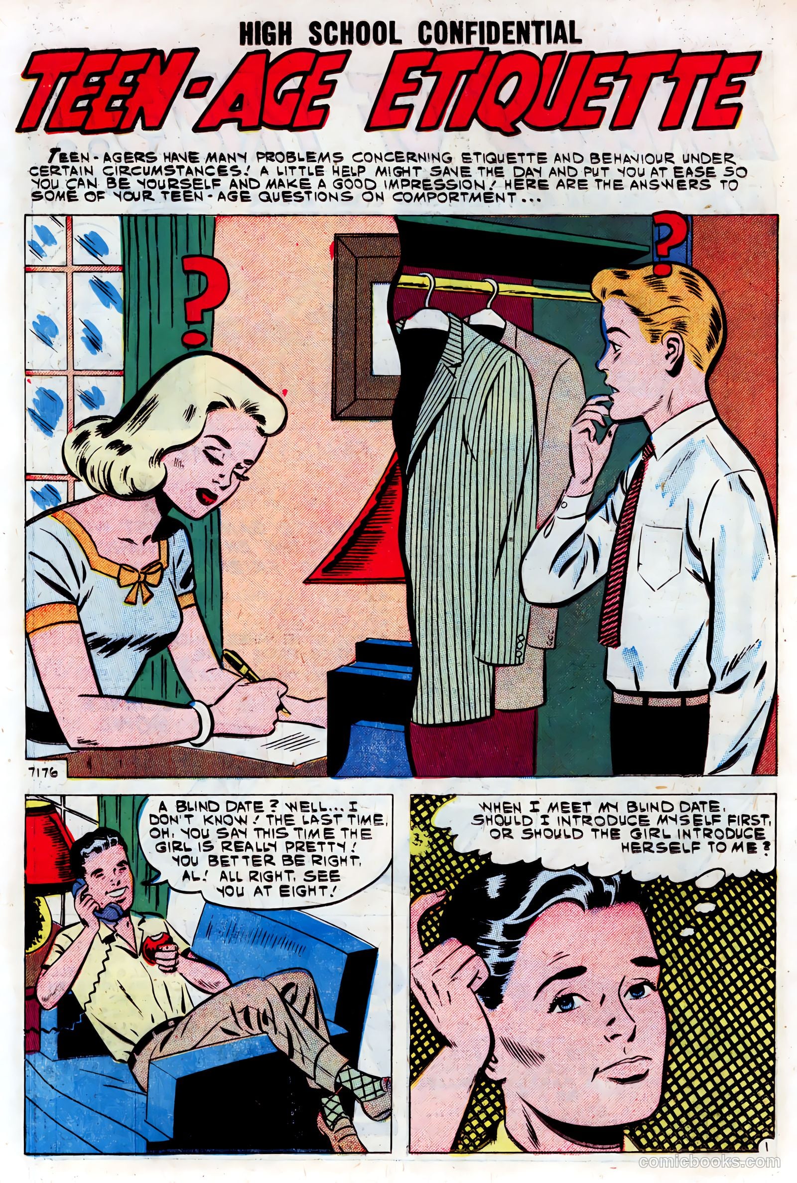 High School Confidential Diary #5 (1961) — page 18 of 36