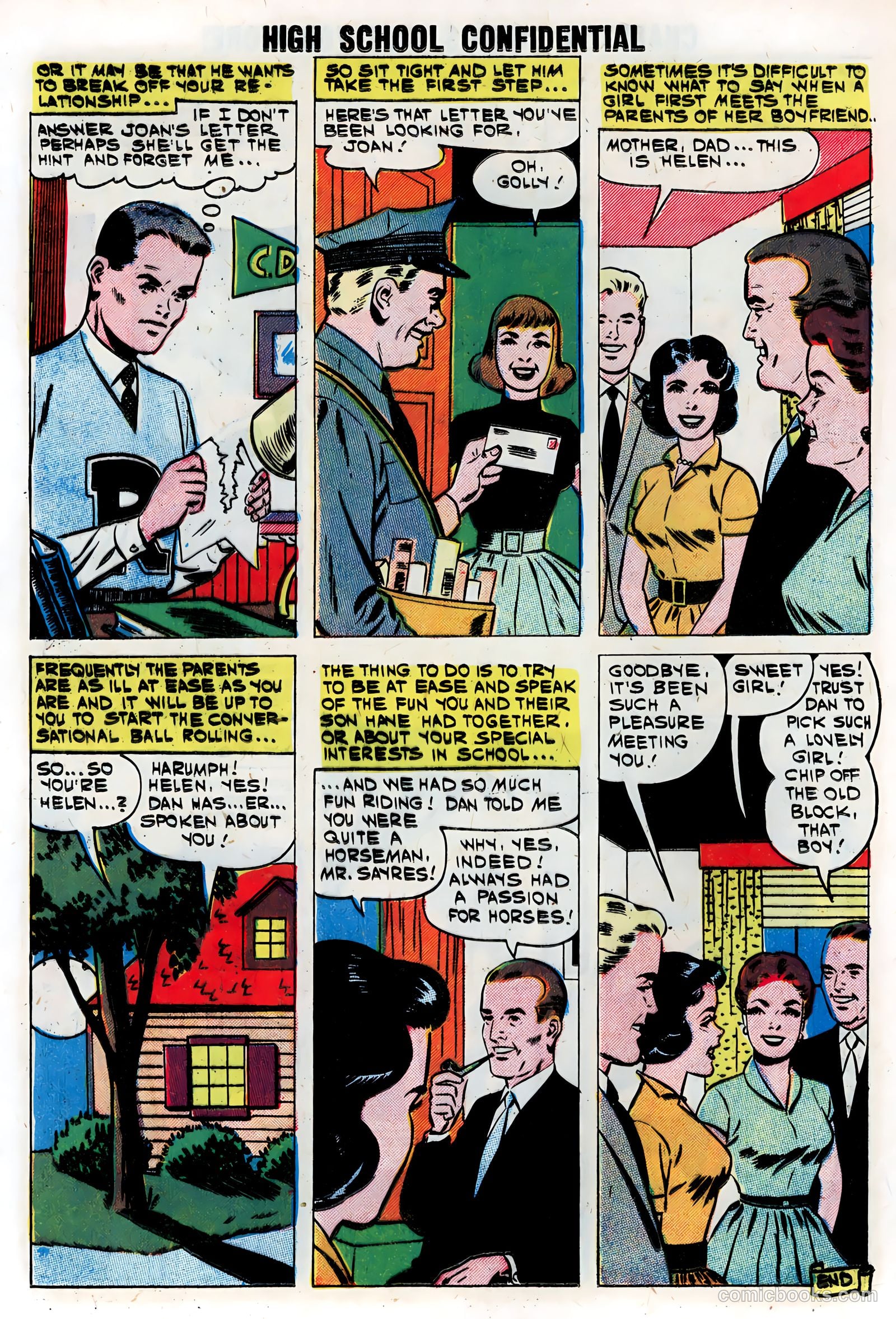 High School Confidential Diary #5 (1961) — page 20 of 36